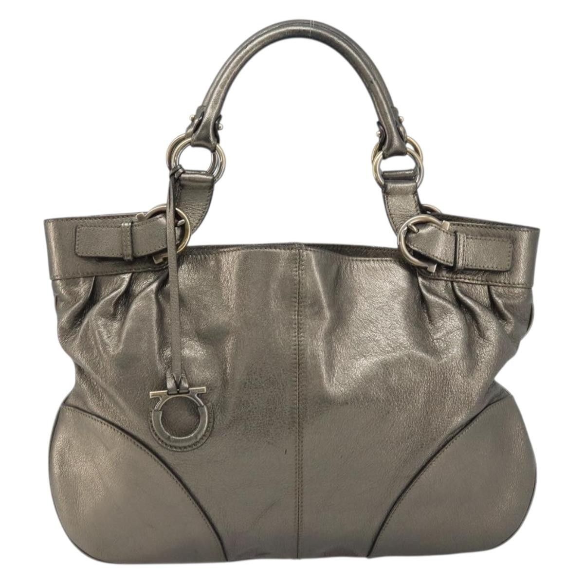 Salvatore Ferragamo Salvatore Ferragamo Gancini Leather Size ONE SIZE - 1 Thumbnail