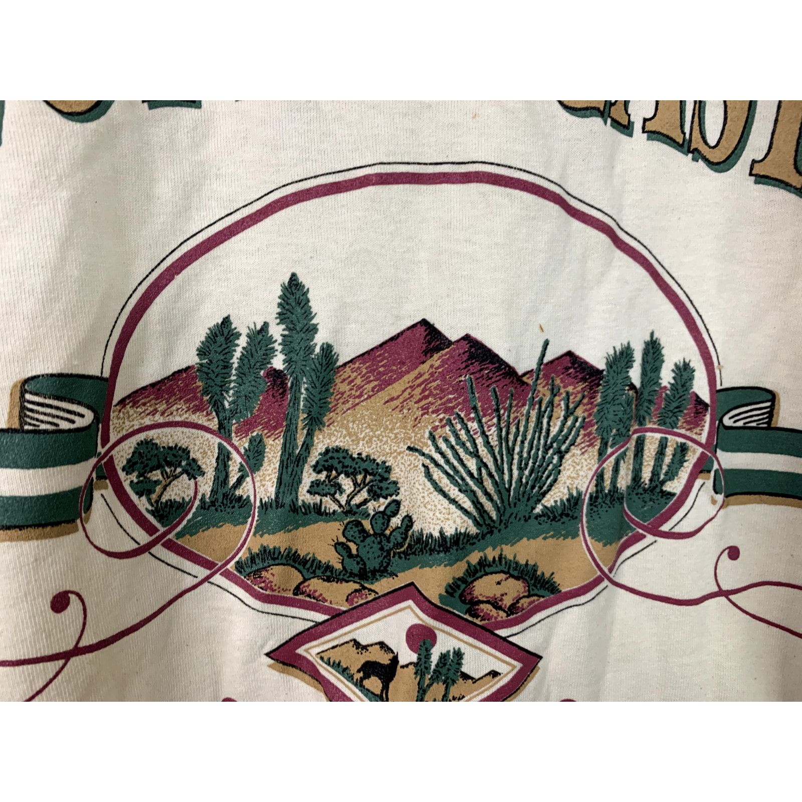 Jerzees Vintage Death Valley Scotty’s Castle California Beige Shirt Size US L / EU 52-54 / 3 - 4 Thumbnail