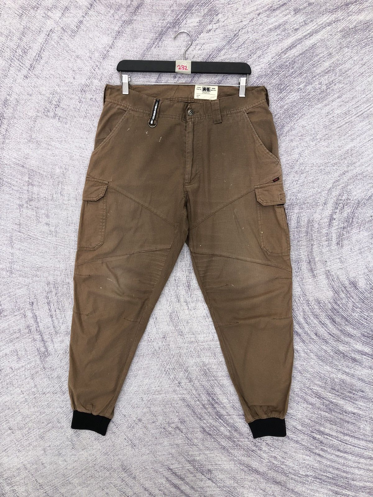Chocolate × Japanese Brand Japanesebrand Baggie Cargo Pants Multipocket Tactical Size US 34 / EU 50 - 1 Thumbnail
