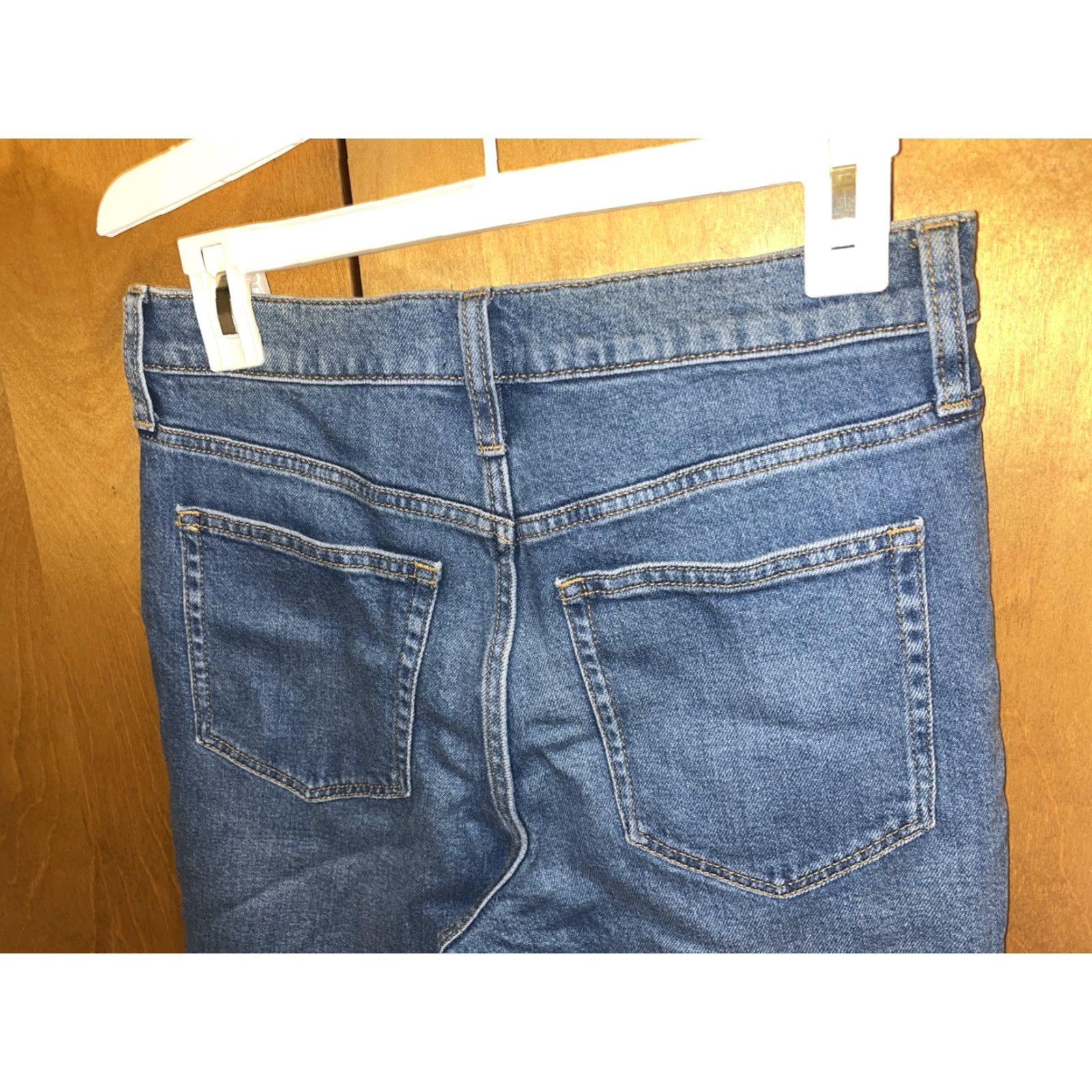 J.Crew J.Crew Womens Essential Straight Jeans Size 27 Medium Blue Denim Regular Fit Size 27" / US 4 / IT 40 - 5 Thumbnail