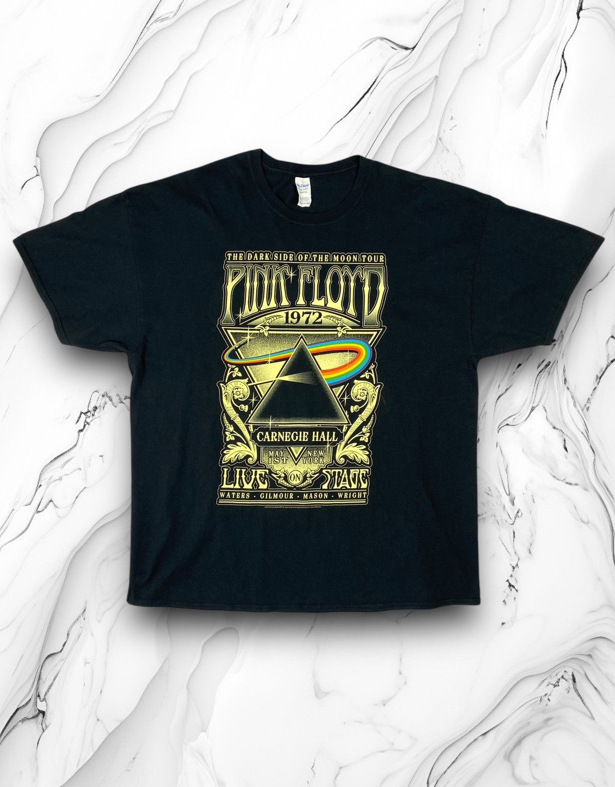 Vintage Vintage 00s Pink Floyd 2014 Reprint 1987 Tee Size US XXL / EU 58 / 5 - 1 Thumbnail