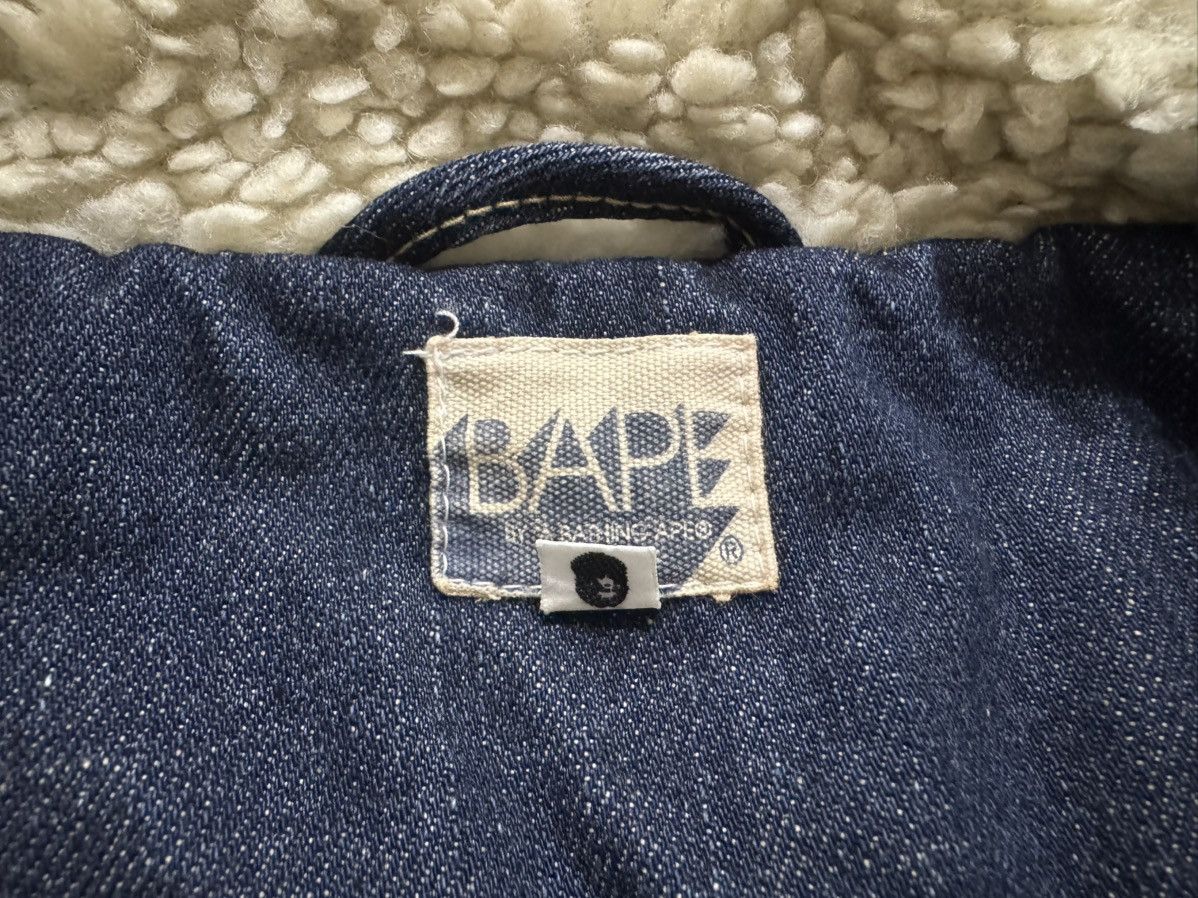 Bape A Bathing Ape Boa Denim Jacket Size US L / EU 52-54 / 3 - 10 Thumbnail