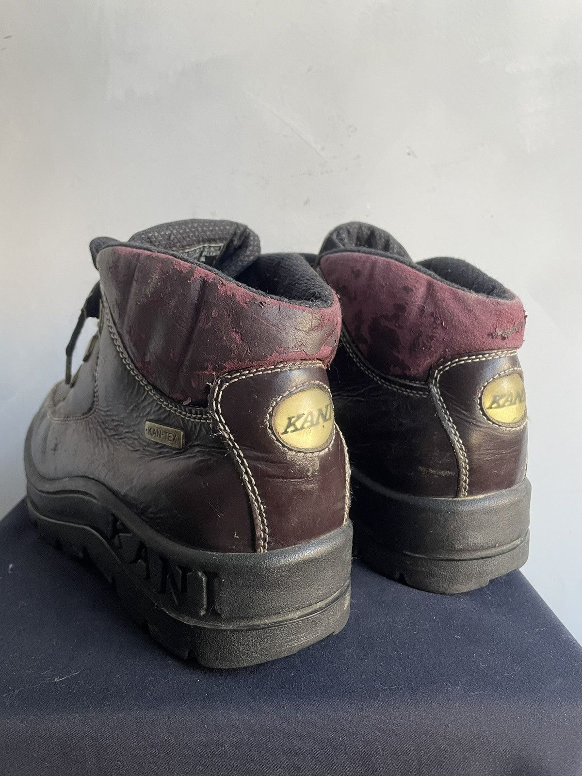 Karl Kani Burgundy New Rock Platform boots y2k avant garde karl kani Size US 10 / EU 43 - 7 Thumbnail