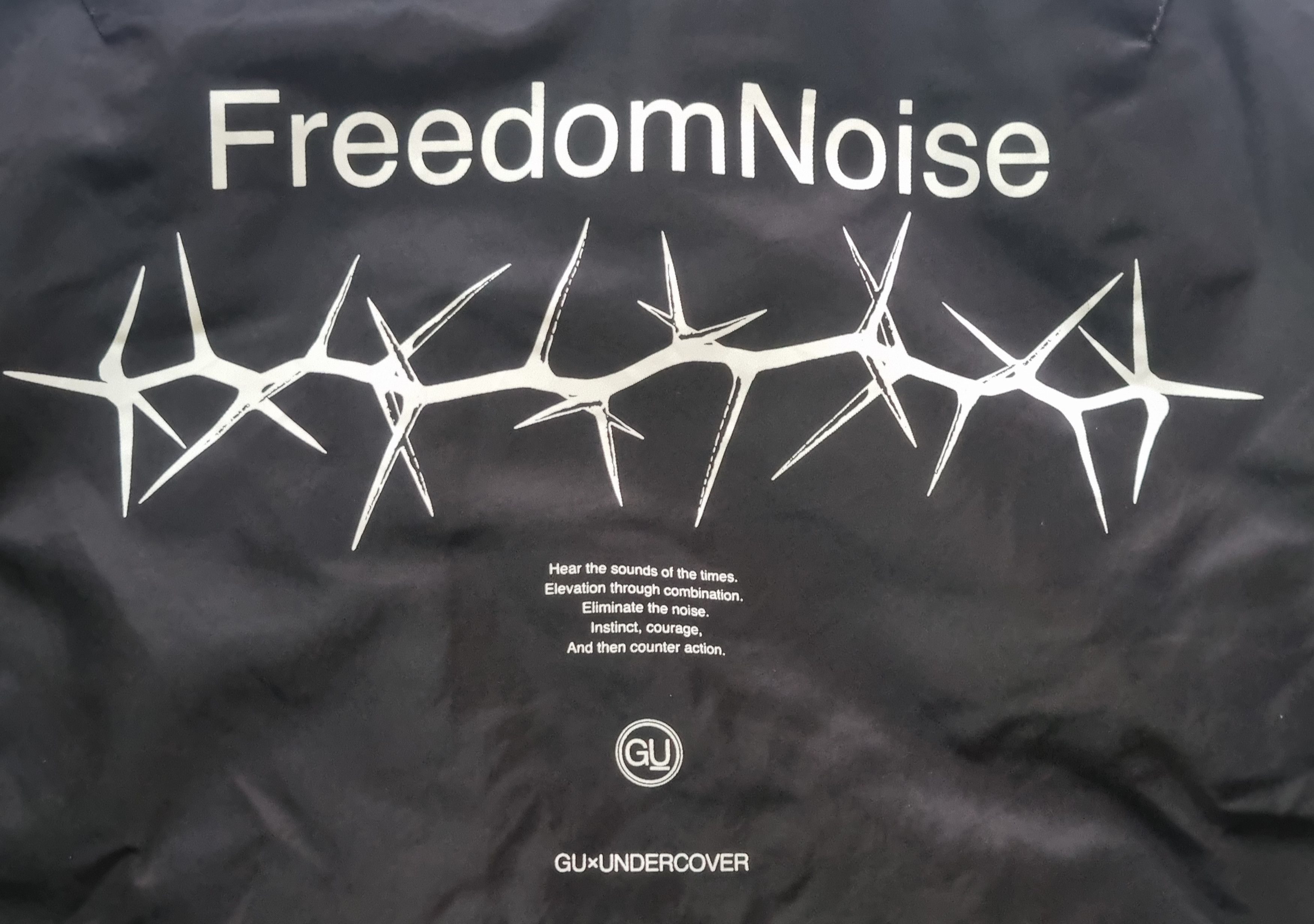 Japanese Brand × Jun Takahashi × Undercover Undercover X GU Freedom Noise Boys Bomber Jacket Size US XXS / EU 40 - 13 Thumbnail