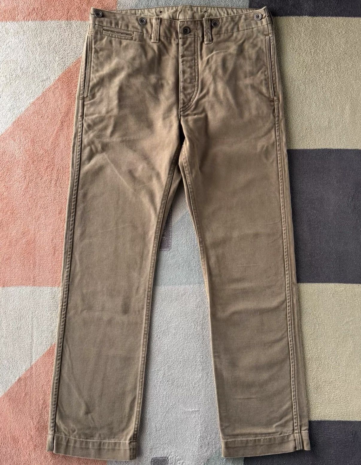 RRL Ralph Lauren RRL Ralph Lauren Double RL Heavy Canvas Cargo Pants K22 Size US 30 / EU 46 - 1 Thumbnail