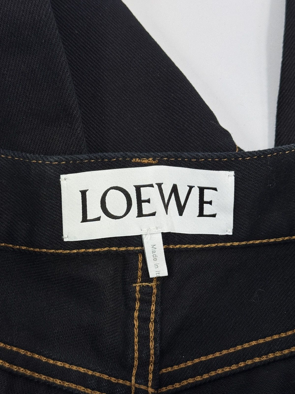 Loewe LEATHER POCKET DENIM JEANS Size US 30 / EU 46 - 6 Thumbnail