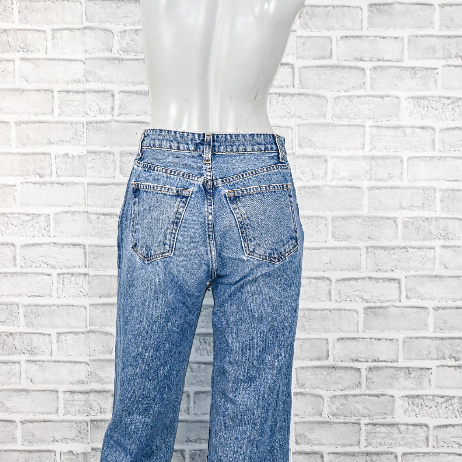 Reformation REFORMATION High Rise Wide leg FAWCETT Jeans distressed Size 27" / US 4 / IT 40 - 9 Thumbnail