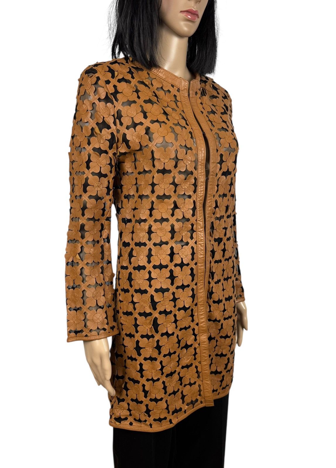 Genuine Leather Genuine Leather Coat Decoration Patterns size 44 Size M / US 6-8 / IT 42-44 - 2 Thumbnail