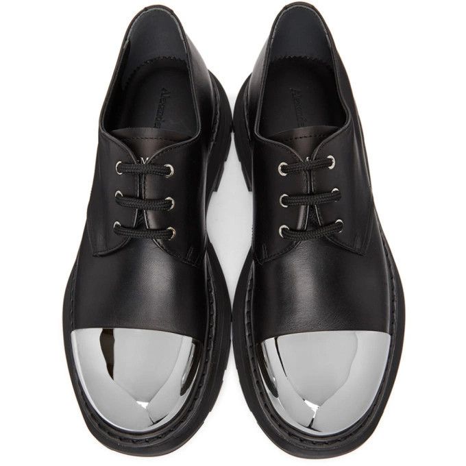Alexander McQueen o1y1024 Laced Shoes in Black Size US 6 / EU 39 - 5 Thumbnail