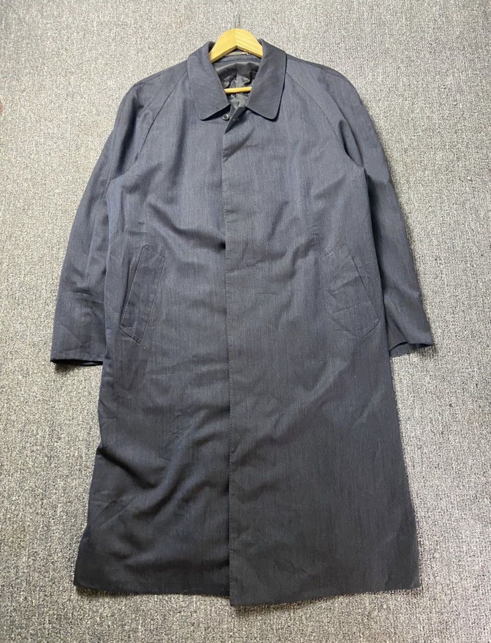 Lanvin Lanvin Paris Long Trench Coat with Hidden Button (199) Size US M / EU 48-50 / 2 - 1 Thumbnail