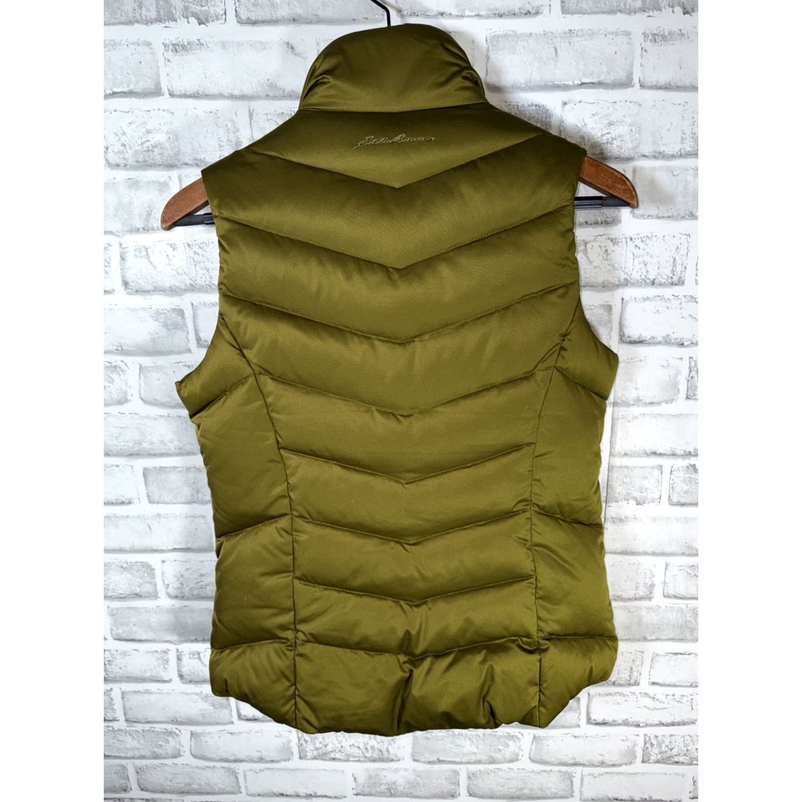 Eddie Bauer Eddie Bauer Jacket Womens S Green Puffer Vest EB550 Fill Zip Premium Goose Down Size S / US 4 / IT 40 - 7 Thumbnail