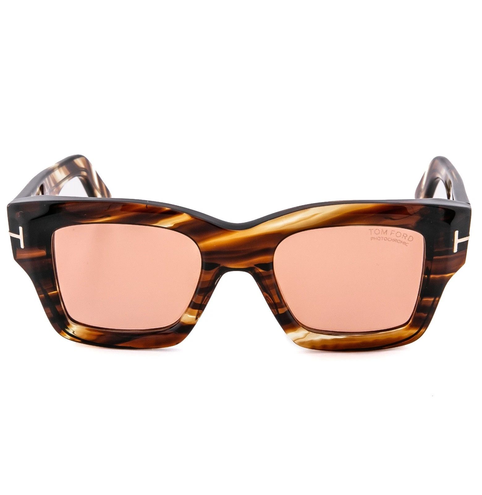 Tom Ford TOM FORD ILIAS TF1154 55E Rose Brown FT1154 Sunglass 1154 Size ONE SIZE - 2 Thumbnail