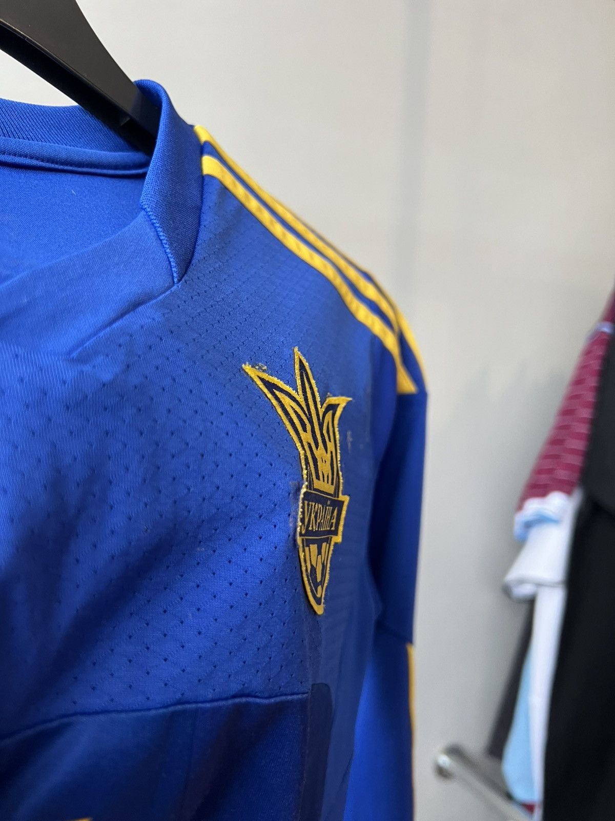 Adidas 2013/14 UKRAINE #6 PEKUR WOMEN WORLD CUP MATCH WORN JERSEY Size M / US 6-8 / IT 42-44 - 10 Thumbnail