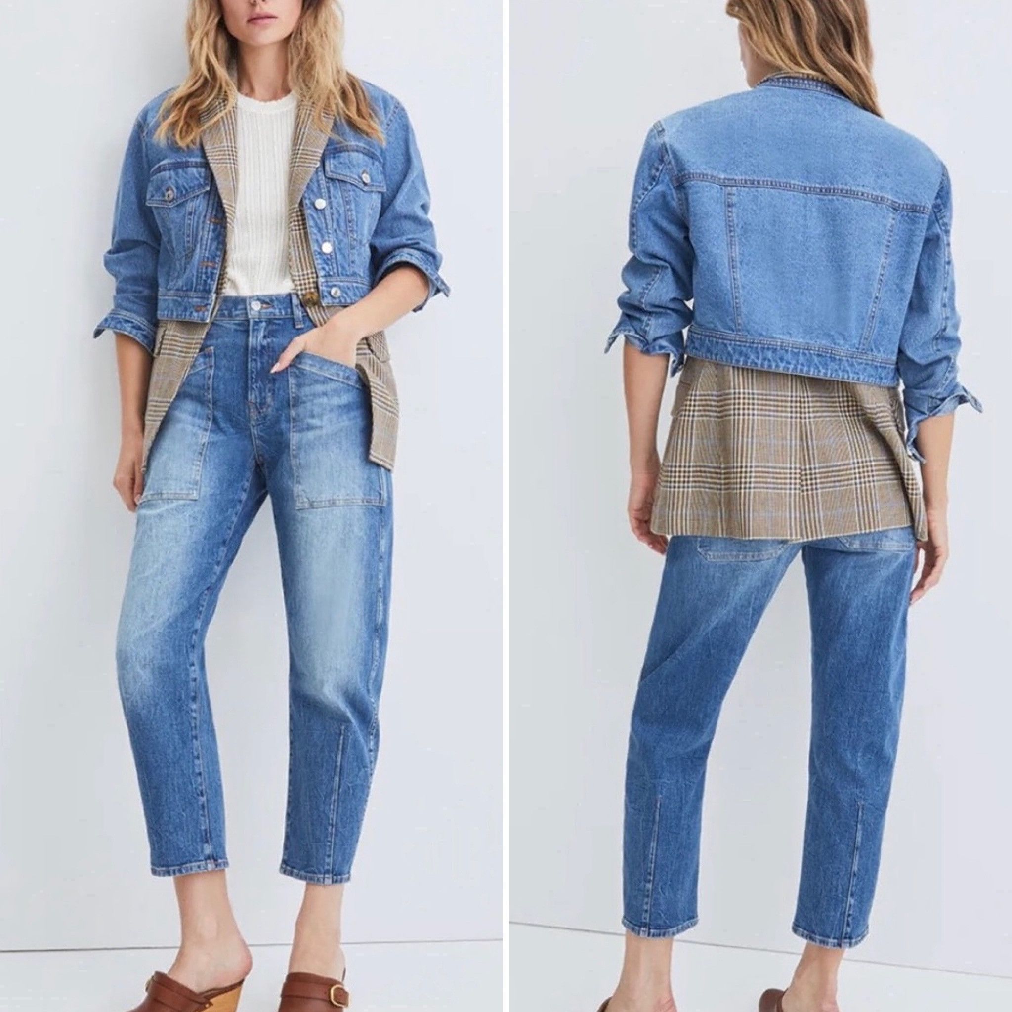 Veronica Beard Keaton Combo Dickey Jacket Size XS / US 0-2 / IT 36-38 - 16 Thumbnail