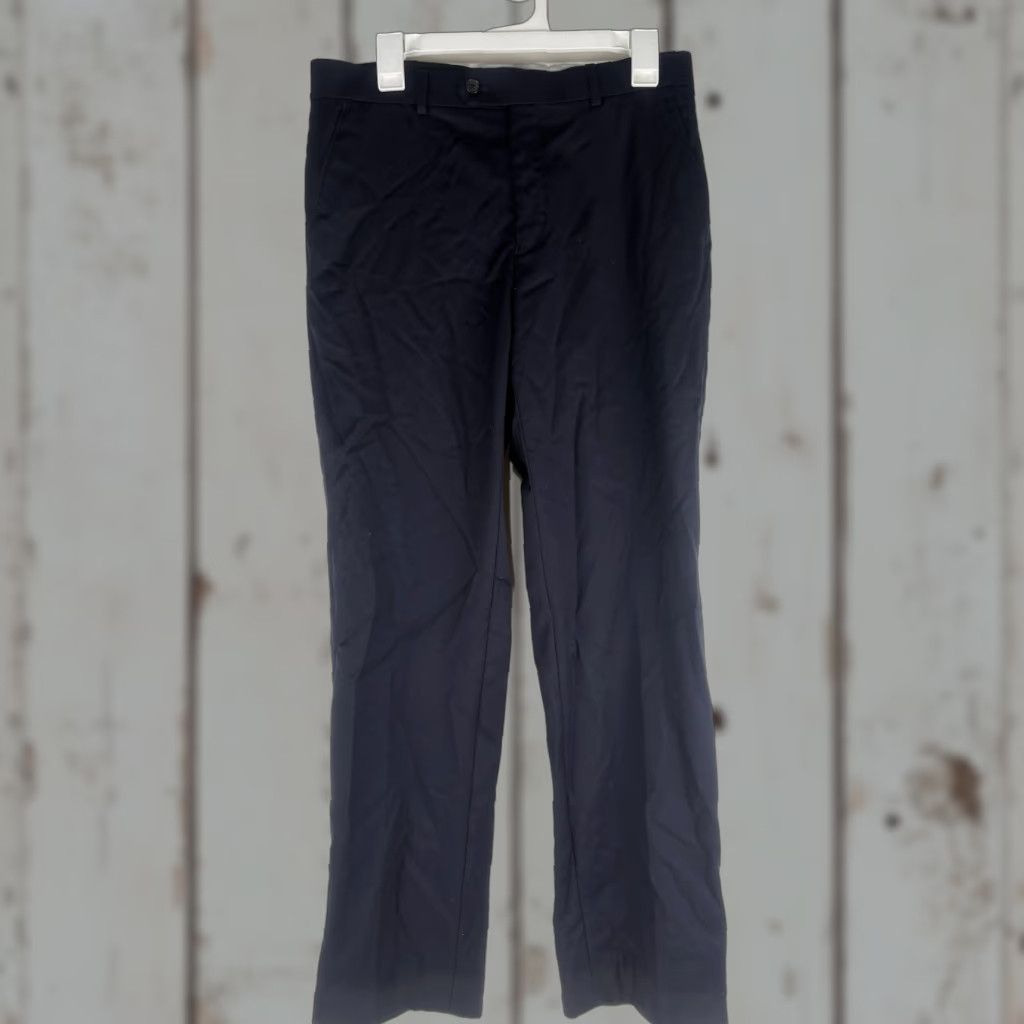 Ralph Lauren VINTAGE Lauren Ralph Lauren Dress Pants Men’s 32X30 Wool Navy Business Formal Casual Workwear Indonesia Size US 32 / EU 48 - 1 Thumbnail