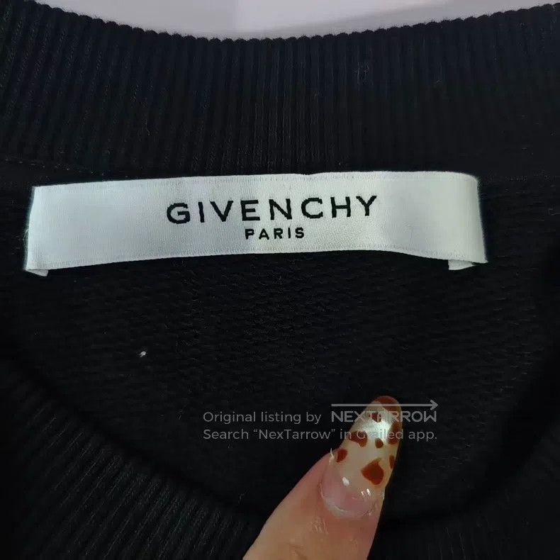 Givenchy Givenchy Slogan Logo Round Neck Sweatshirt Size US S / EU 44-46 / 1 - 3 Thumbnail