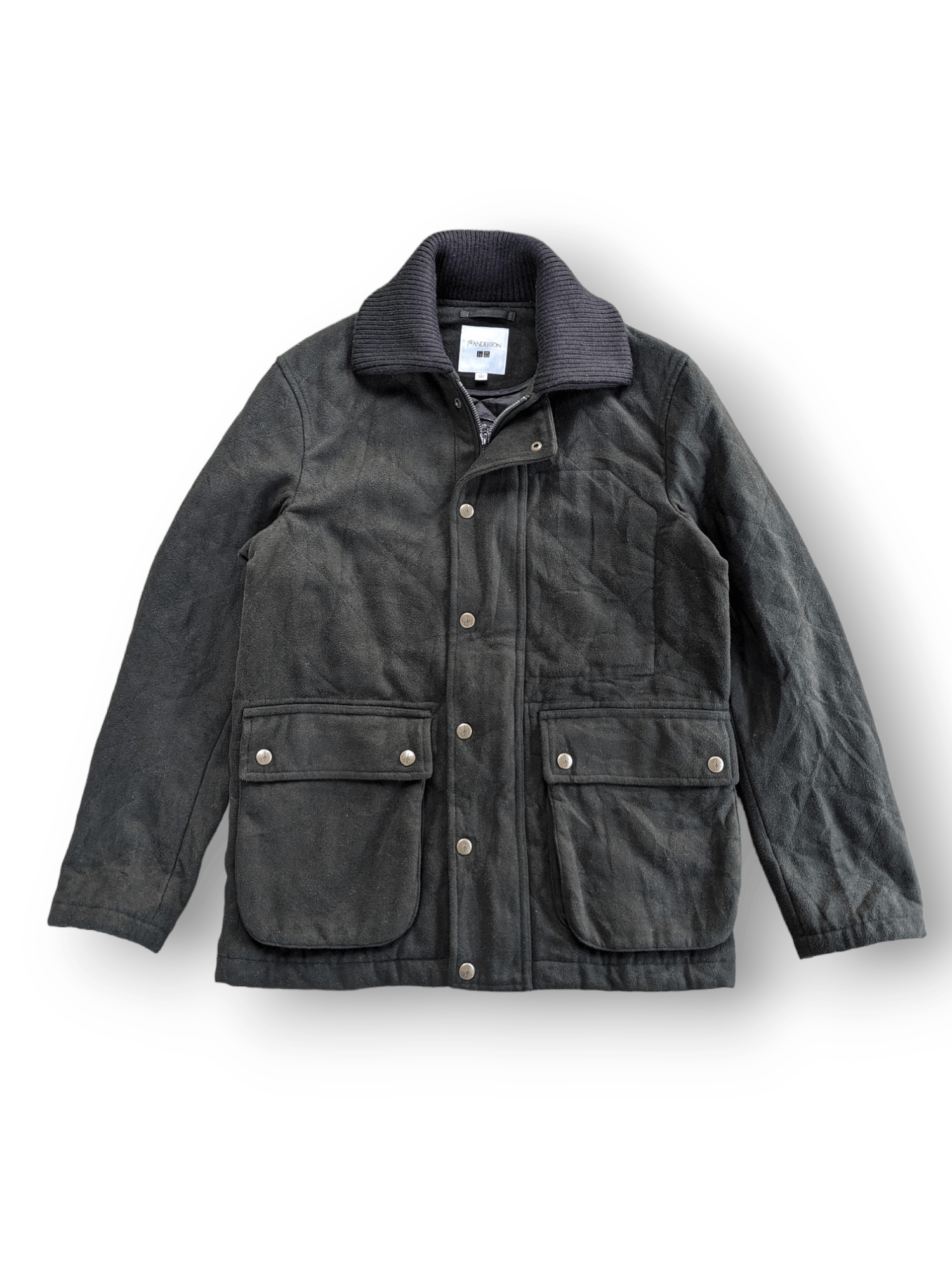 image of J.w. Anderson X Uniqlo Big Pocket Jacket in Dark Green, Men's (Size Small)