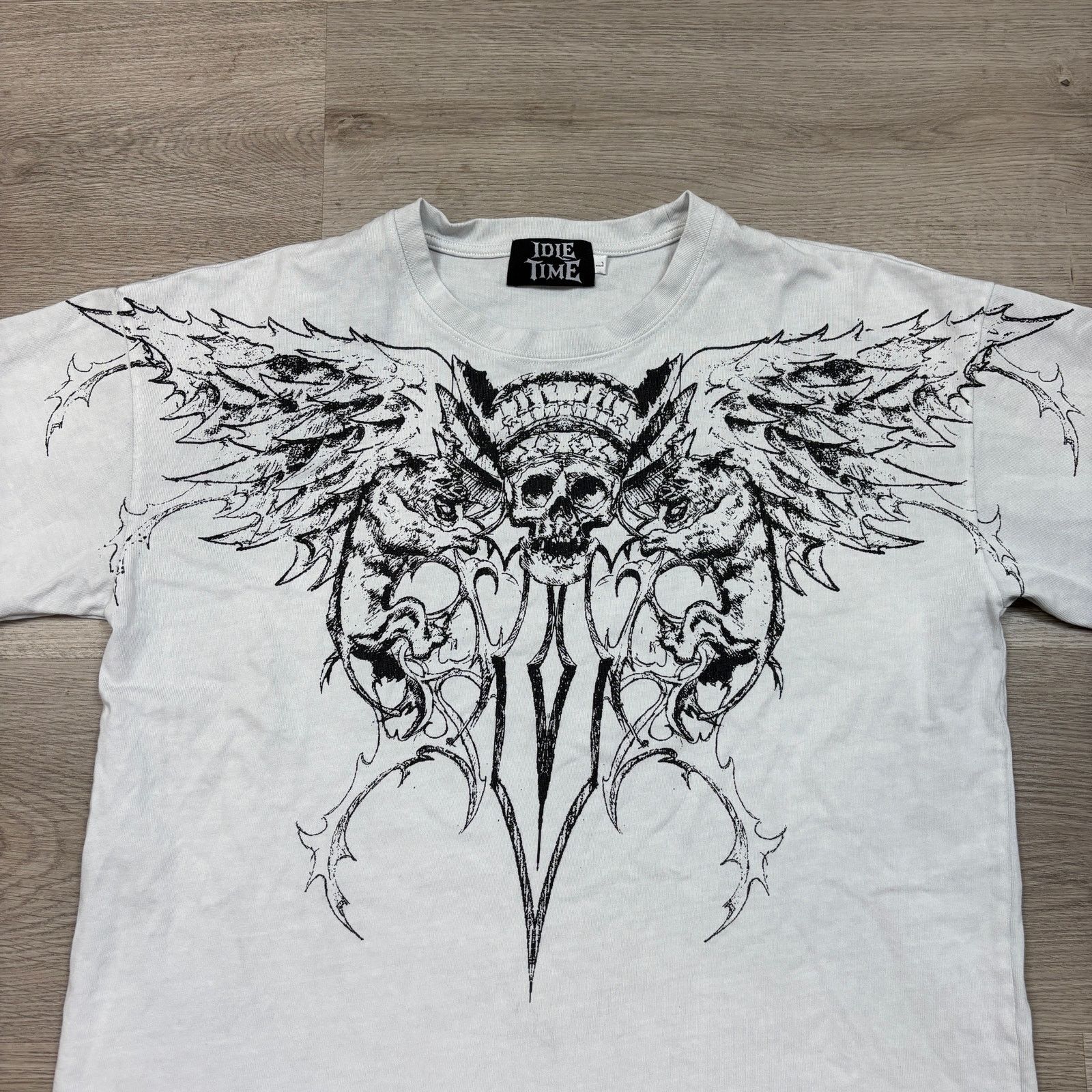 Other Y2K Grunge Style Idle Time Boxy T Shirt Men's Large Size US L / EU 52-54 / 3 - 2 Thumbnail