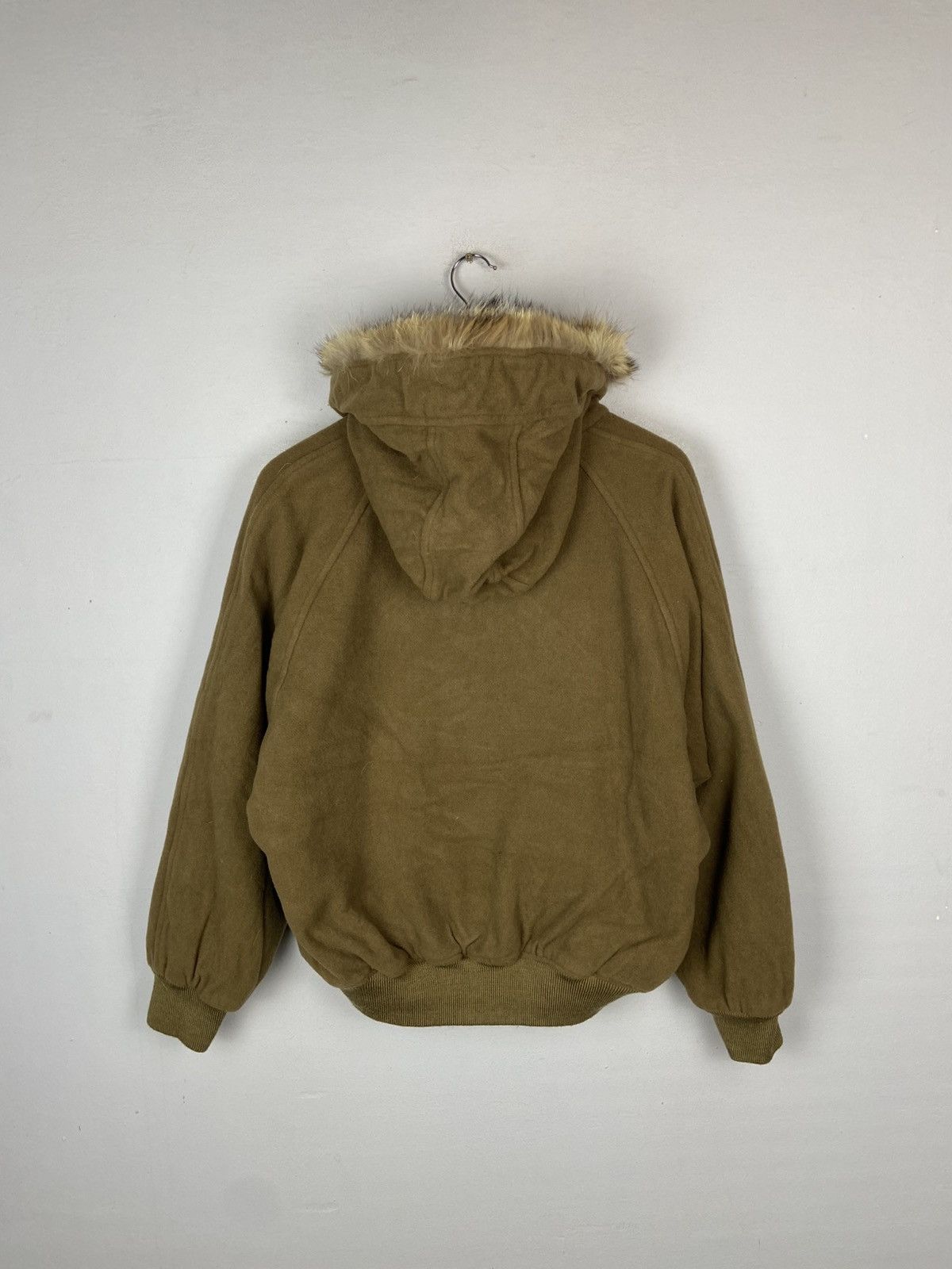 Japanese Brand VINTAGE ALFIE WOOLEN BOMBER MINK FUR Size US L / EU 52-54 / 3 - 8 Thumbnail