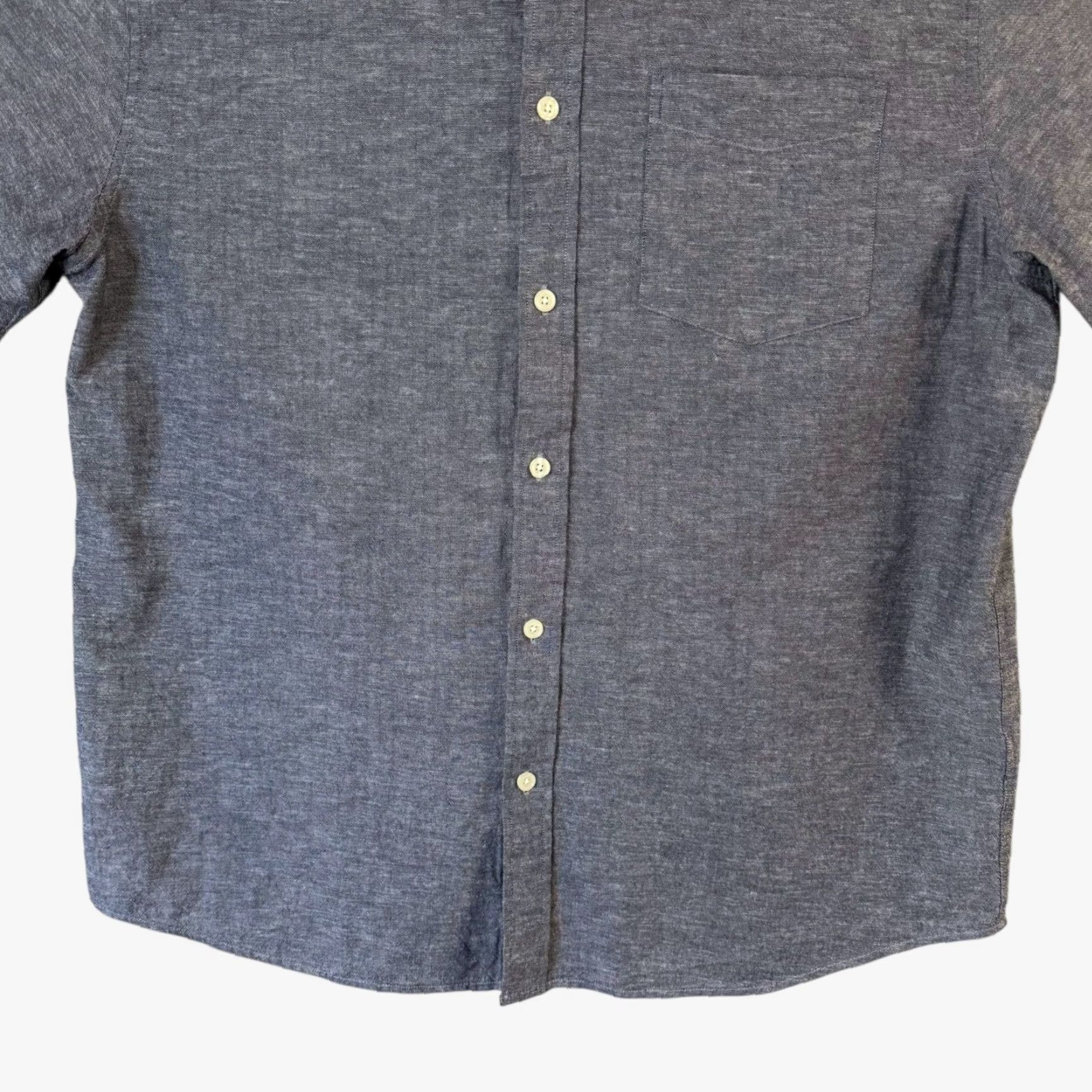 Vintage Dubnik Short-Sleeve Button-Down Pocket Shirt Blue Men's XL 100% Cotton Size US XL / EU 56 / 4 - 6 Thumbnail