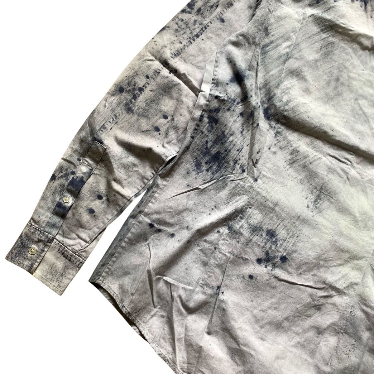 Alexander McQueen Alexander Mqueen Abstrach Pattern Shirt Button Up Pin Size US M / EU 48-50 / 2 - 8 Thumbnail