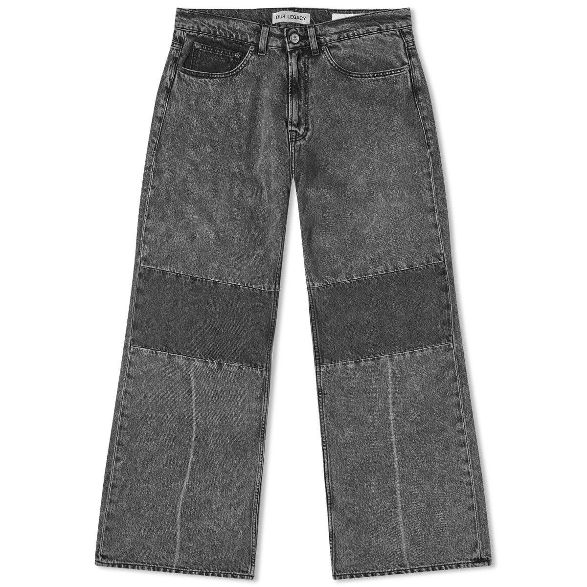 Our Legacy Our Legacy Third Cut Denim in Superbleach black/grey