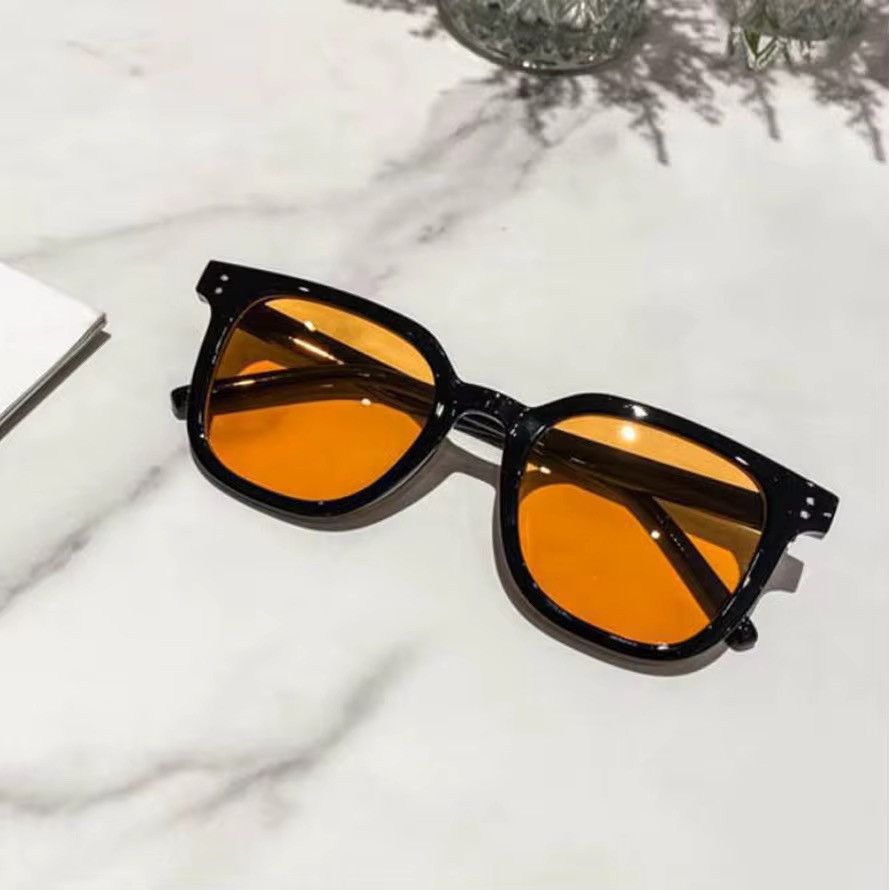 Other Orenge Lense Black Frame Sunglasses Size ONE SIZE - 1 Thumbnail