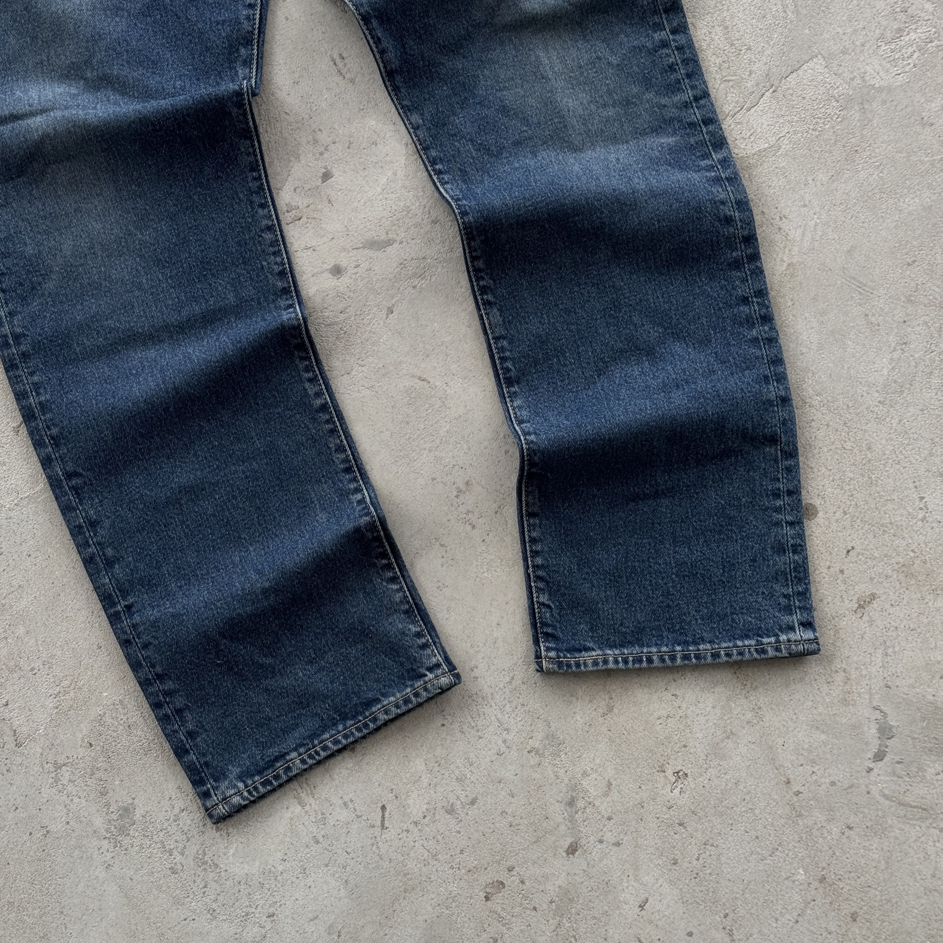 Levi's Levi’s Premium 501 '93 Straight Fit Jeans Dark Wash Size US 32 / EU 48 - 9 Thumbnail