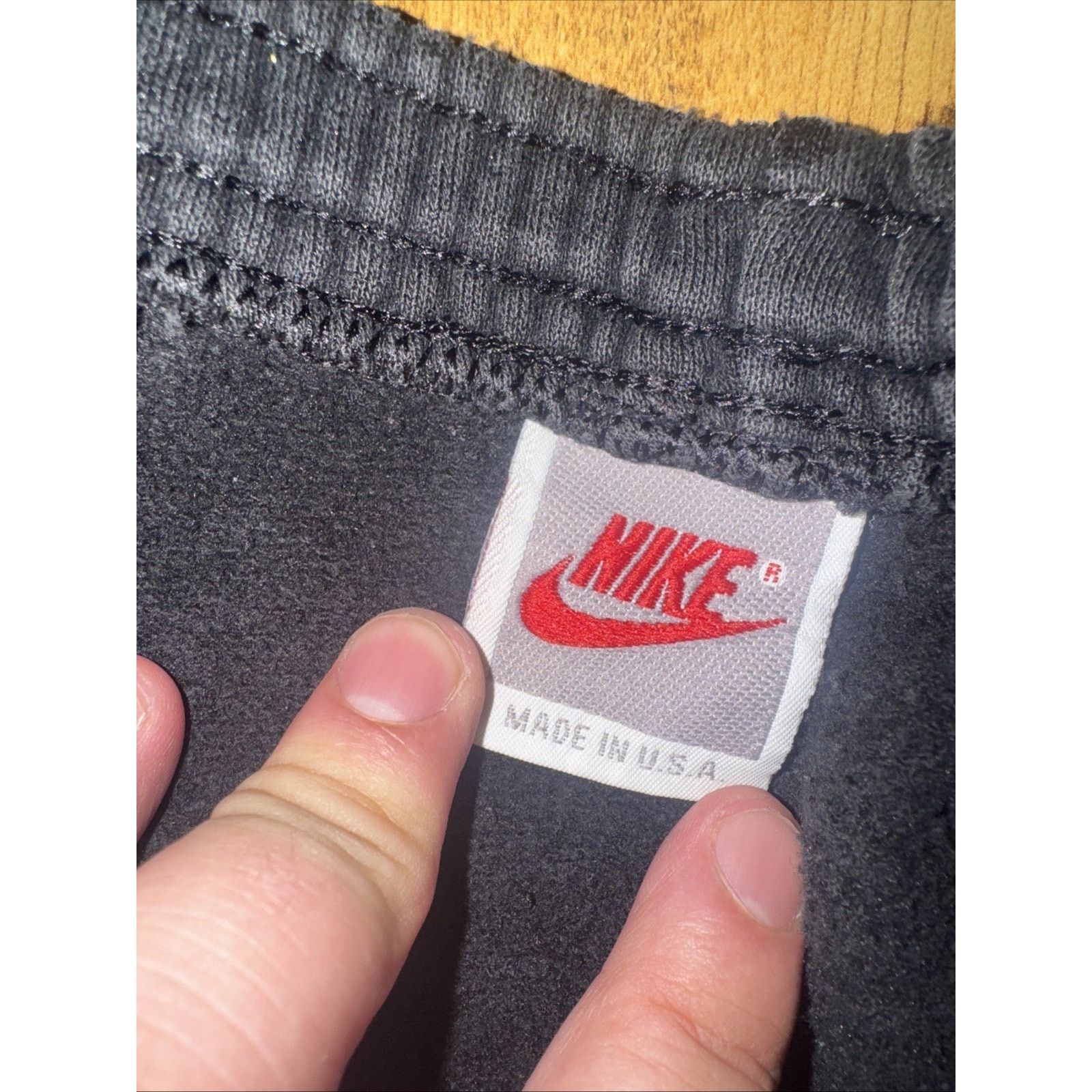 Nike × Vintage Vintage Nike Sweatpants Black USA Made Men’s 32x30 Size US 32 / EU 48 - 8 Thumbnail
