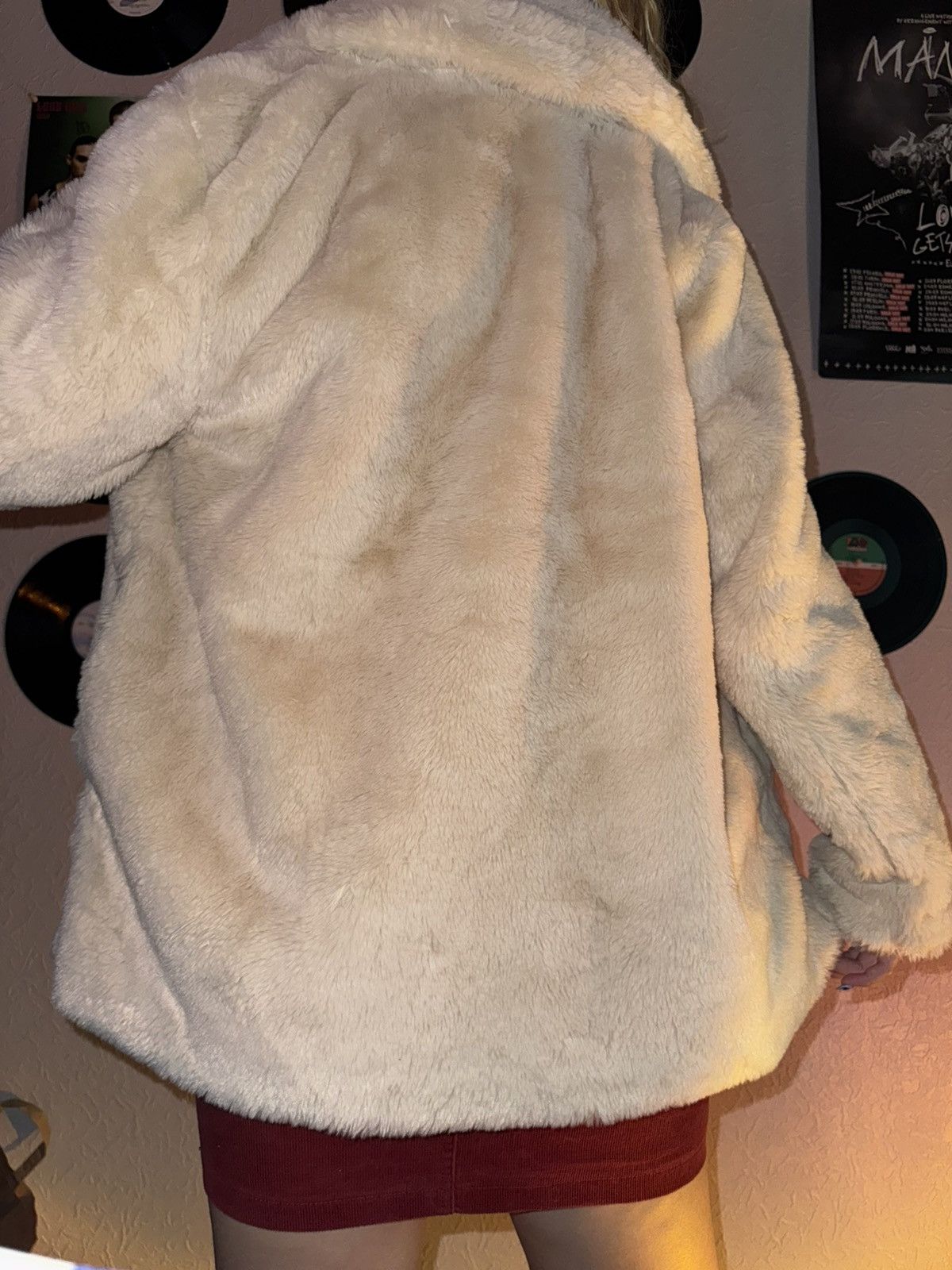 If Six Was Nine Faux Fur Luxury Coat Size M / US 6-8 / IT 42-44 - 2 Thumbnail