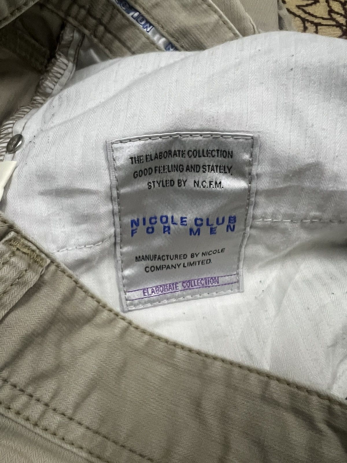 Japanese Brand × Vintage FLARED🔥NICOLE CLUB COTTON PANT Size US 29 - 9 Thumbnail