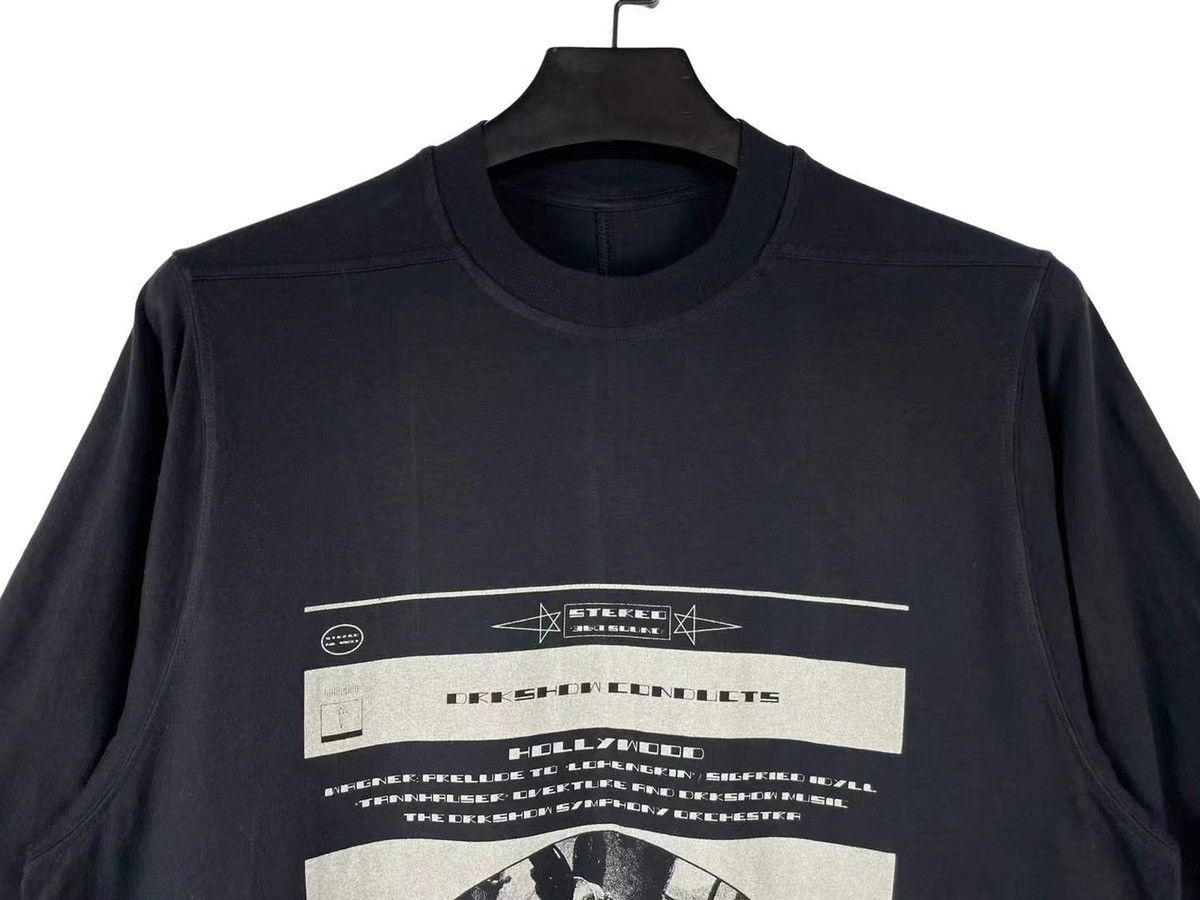 Rick Owens Drkshdw Rick Owens DRKSHDW Hollywood Tommy Tee Size US S / EU 44-46 / 1 - 3 Thumbnail