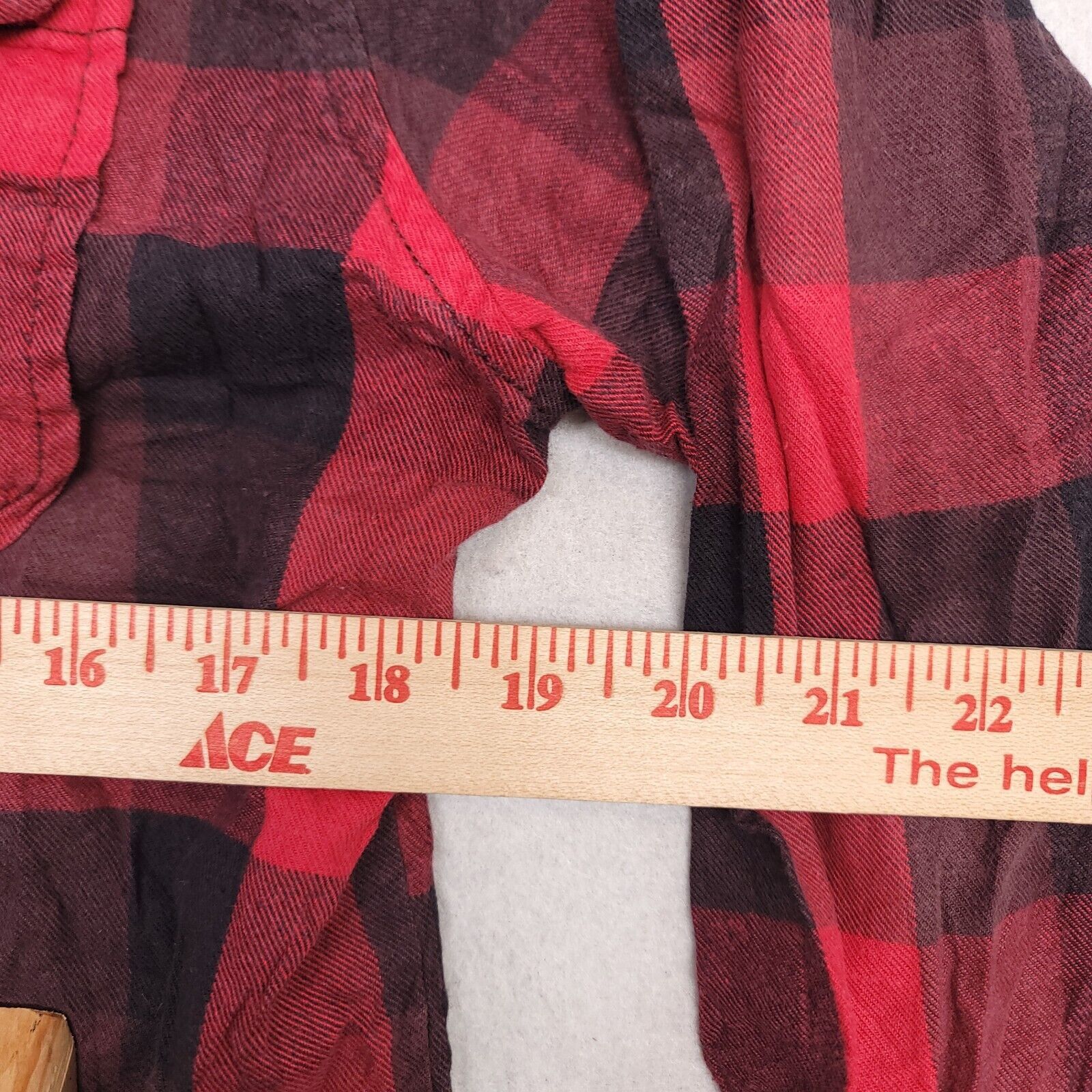 UNIONBAY UnionBay GIngham Flannel Shirt Mens Size Medium M Red Black Size US M / EU 48-50 / 2 - 8 Thumbnail