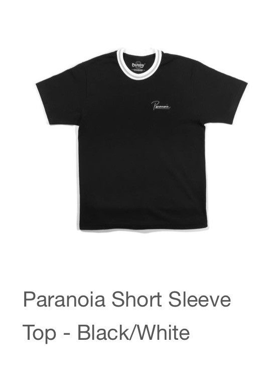 Foulplay Company Foulplay Paranoia Short Sleeve Top - Black/White Size US L / EU 52-54 / 3 - 1 Thumbnail
