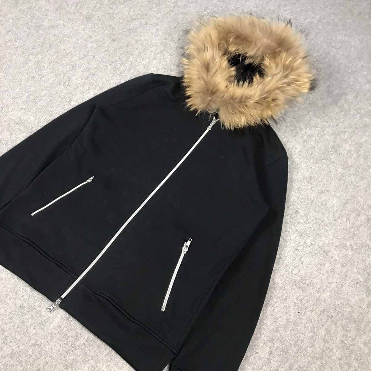 If Six Was Nine × Japanese Brand × Le Grande Bleu (L.G.B.) JAPANESE SEMANTIC DESIGN MULTI ZIPPER FUR HOODIES JACKET Size US L / EU 52-54 / 3 - 2 Thumbnail