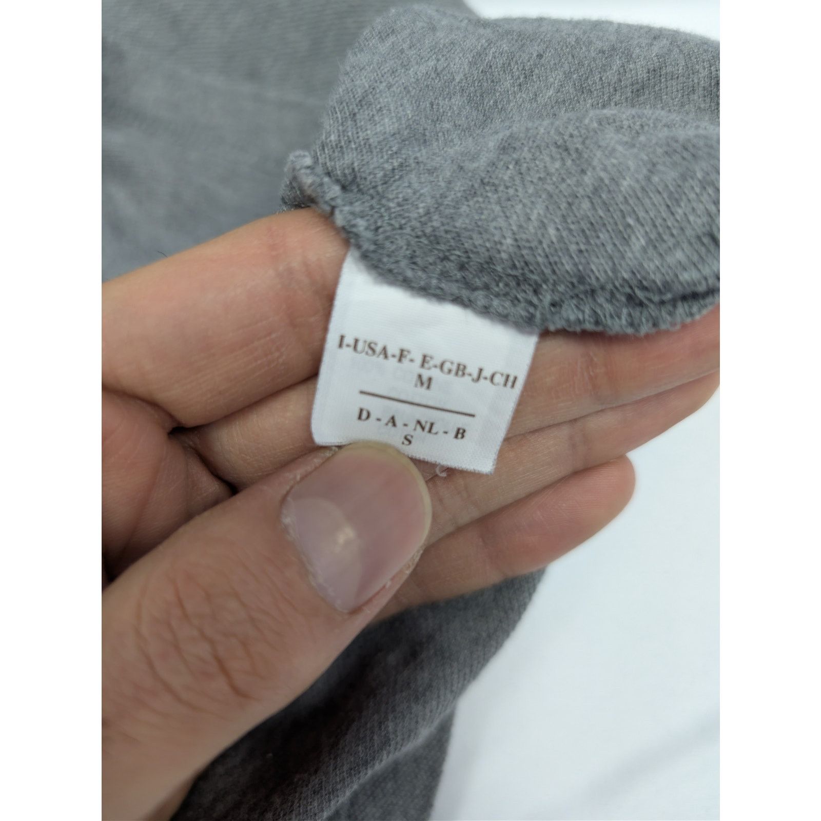 Brunello Cucinelli o1rshd1 CC20 grey cotton polo shirt with a white collar Size US M / EU 48-50 / 2 - 15 Thumbnail