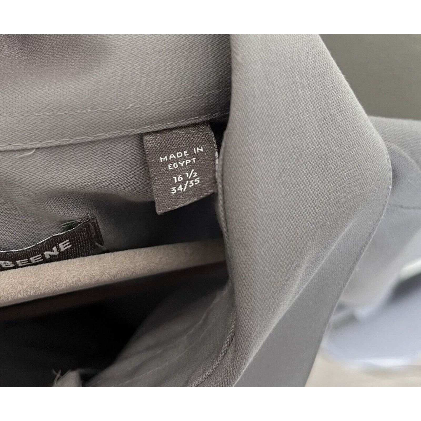 Geoffrey Beene Geoffrey Beene | Gray Wrinkle Free Classic Fit Long Sl Shirt Size US M / EU 48-50 / 2 - 5 Thumbnail