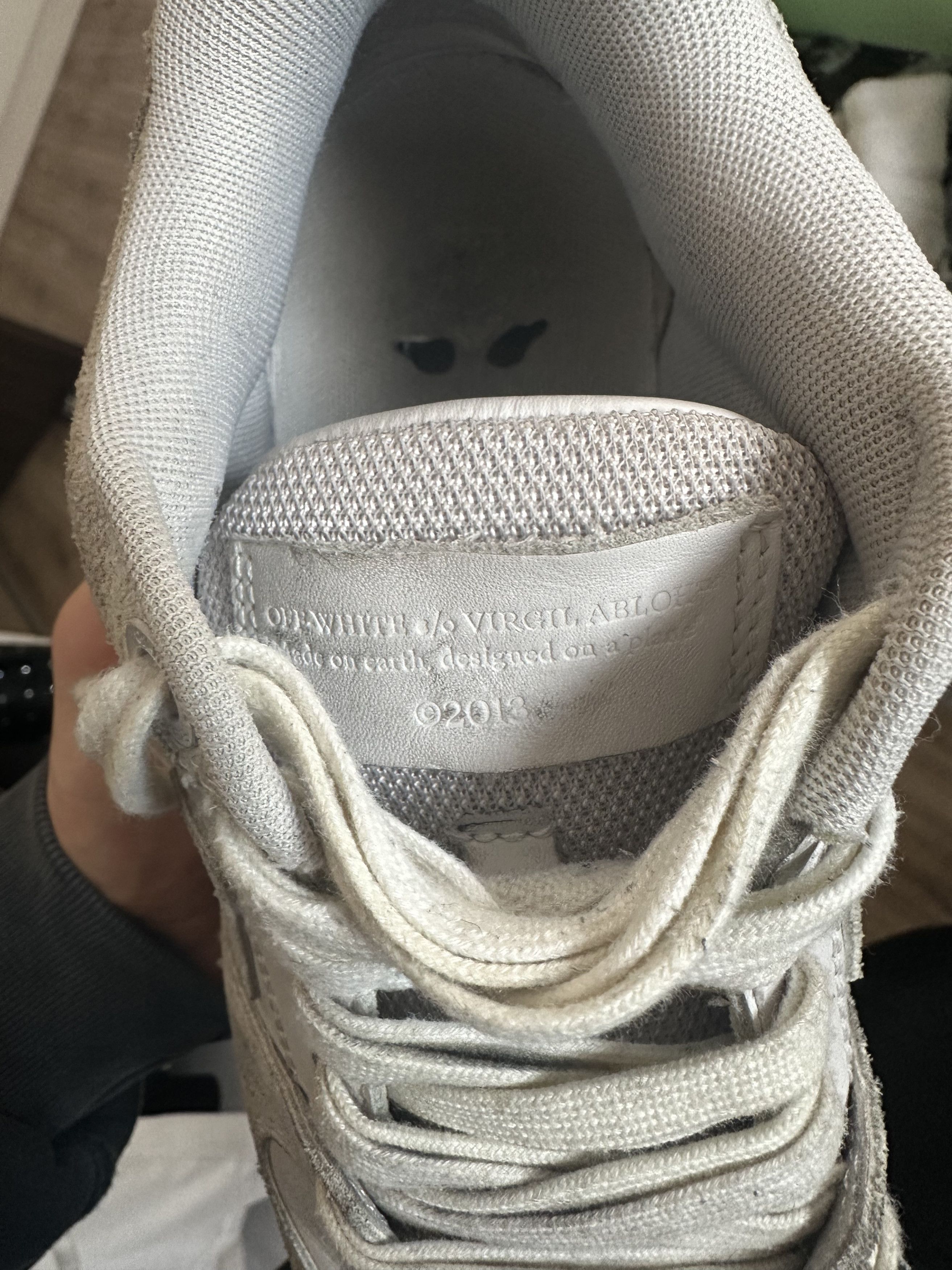 Off-White Off White Out of Office Vintage Leather Sneakers Size US 7 / IT 37 - 8 Thumbnail
