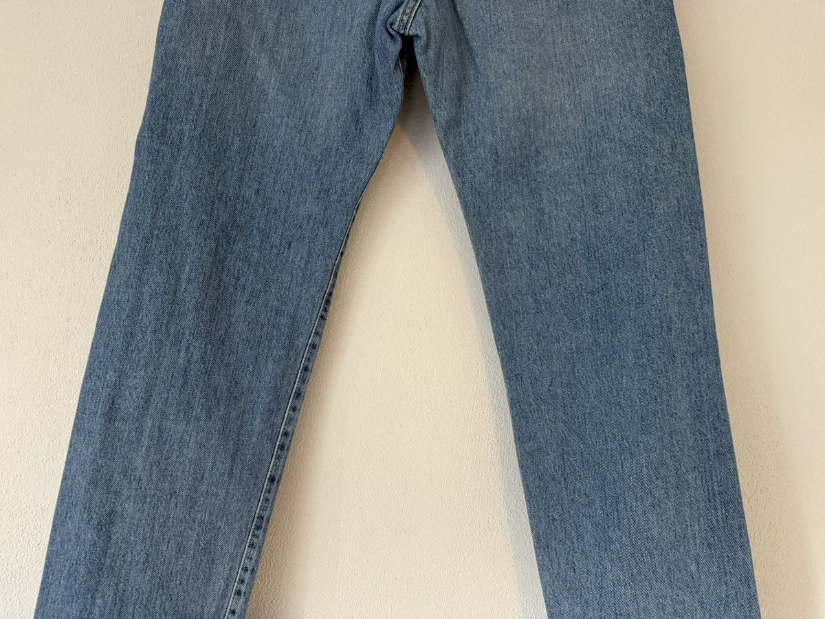 Saint Laurent Paris Saint Laurent Paris Distressed Slim Jeans Blue Denim Size 31 Size US 31 - 11 Thumbnail