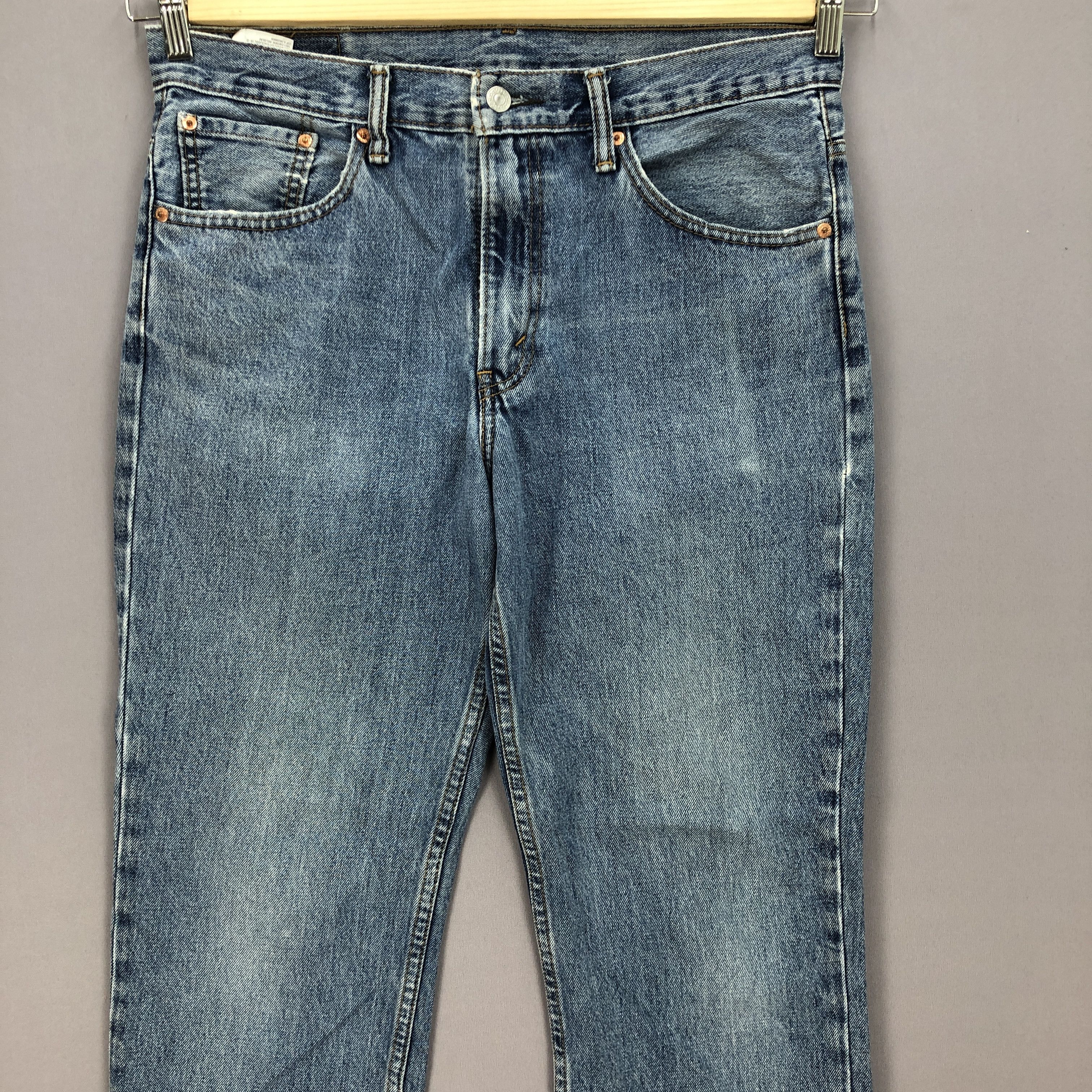 Levi's Vintage Y2K Levis 516 Faded Jeans Levi's Light Wash Denim Size US 34 / EU 50 - 3 Thumbnail