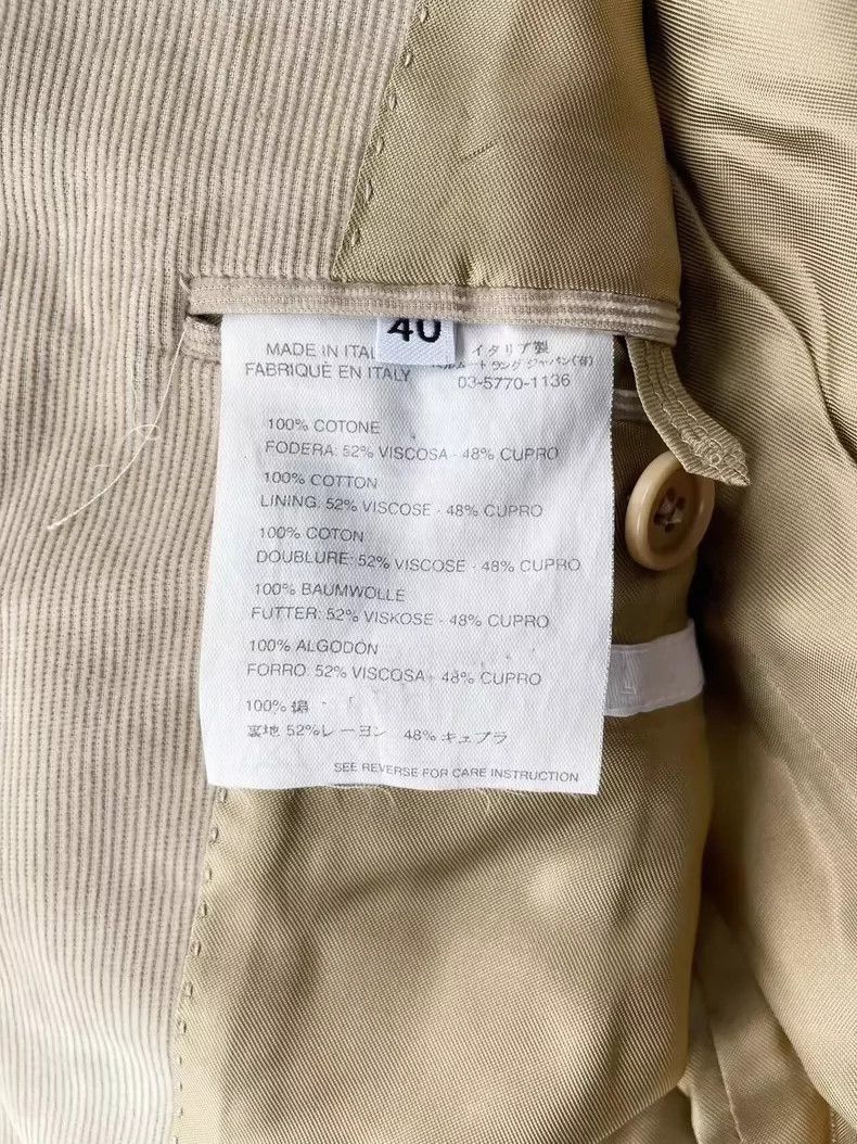 Helmut Lang HELMUT LANG Cotton suit jacket Size 50L - 9 Thumbnail