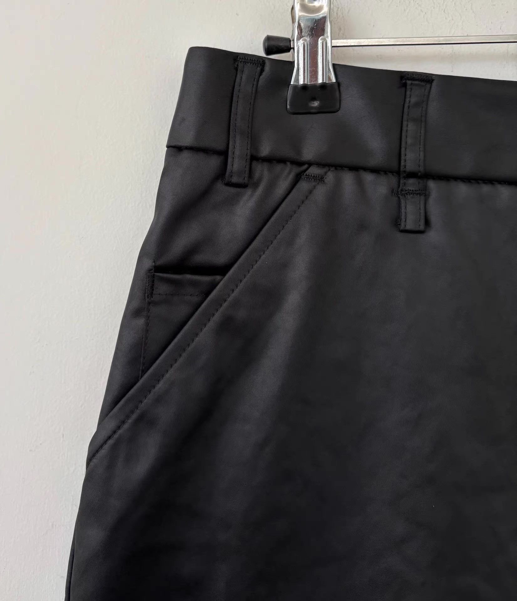 Song For The Mute Song for the Mute 22.2 Men's SatinMirrorFinish Trousers Ｑ21 Size US 34 / EU 50 - 3 Thumbnail
