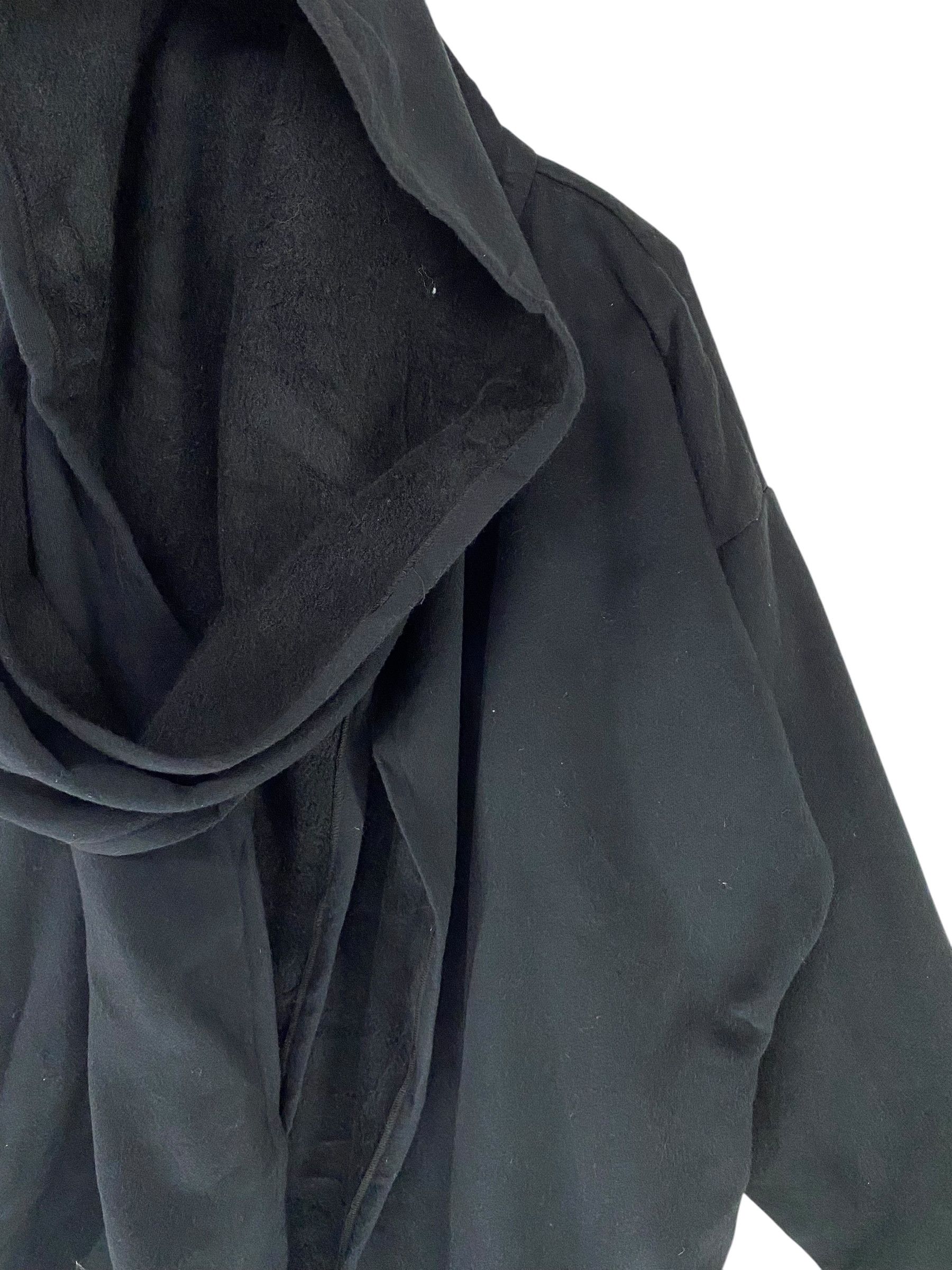 Other 1980s Norma Kamali shawl scarf hoodie wrap coat Size US M / EU 48-50 / 2 - 8 Thumbnail
