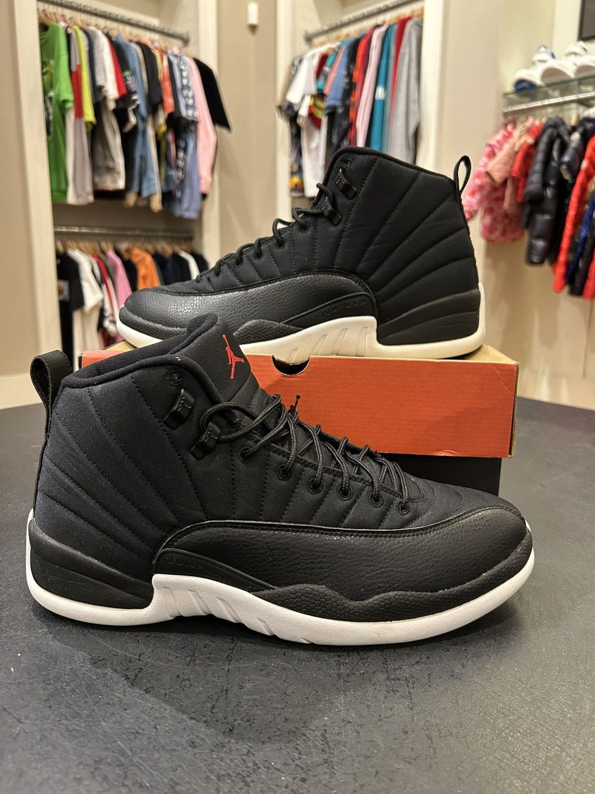 Jordan Brand Jordan 12 Retro ‘Reverse Taxi’ Size US 11.5 / EU 44-45 - 1 Thumbnail