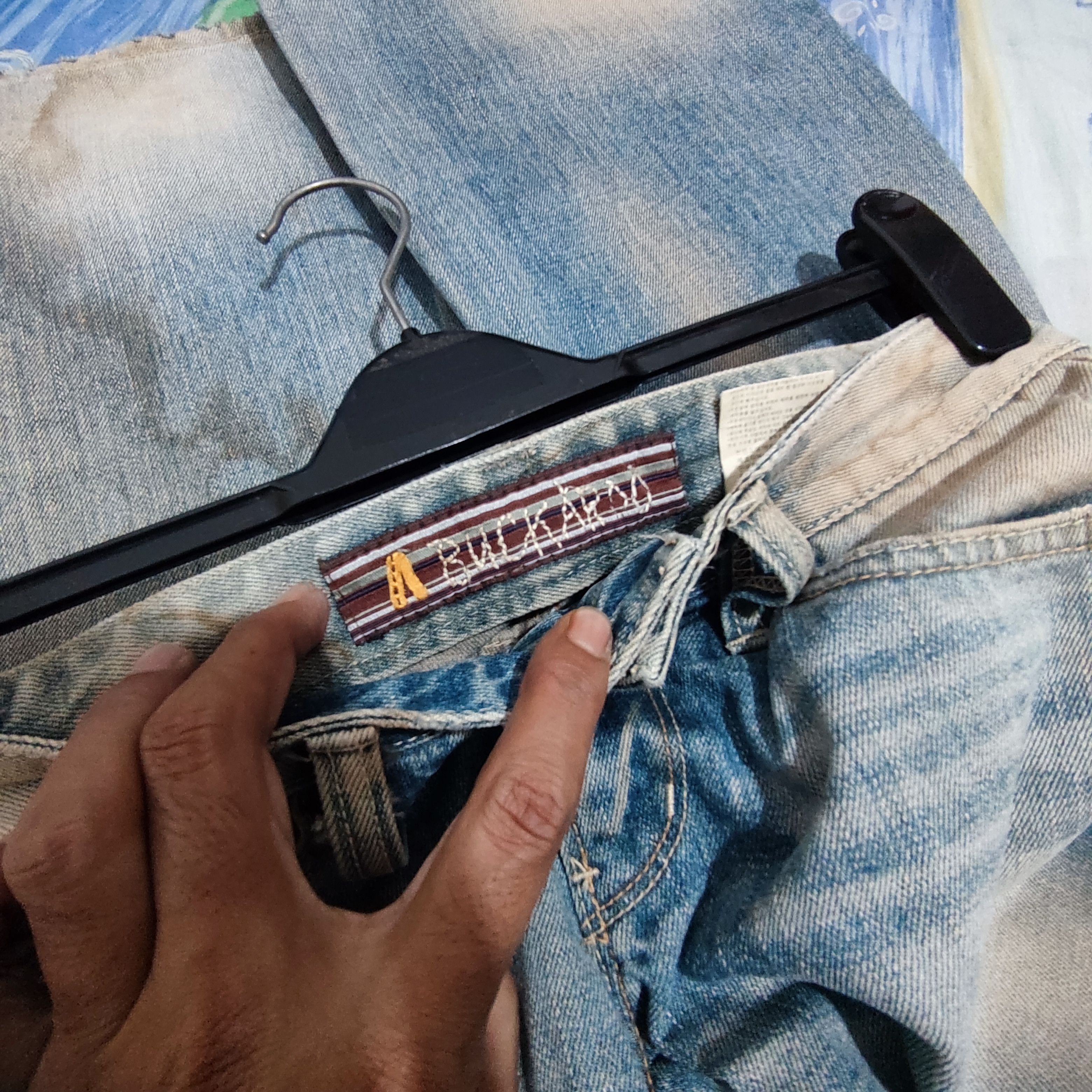 Japanese Brand distressed bucaroo women jeans Size 27" / US 4 / IT 40 - 5 Thumbnail
