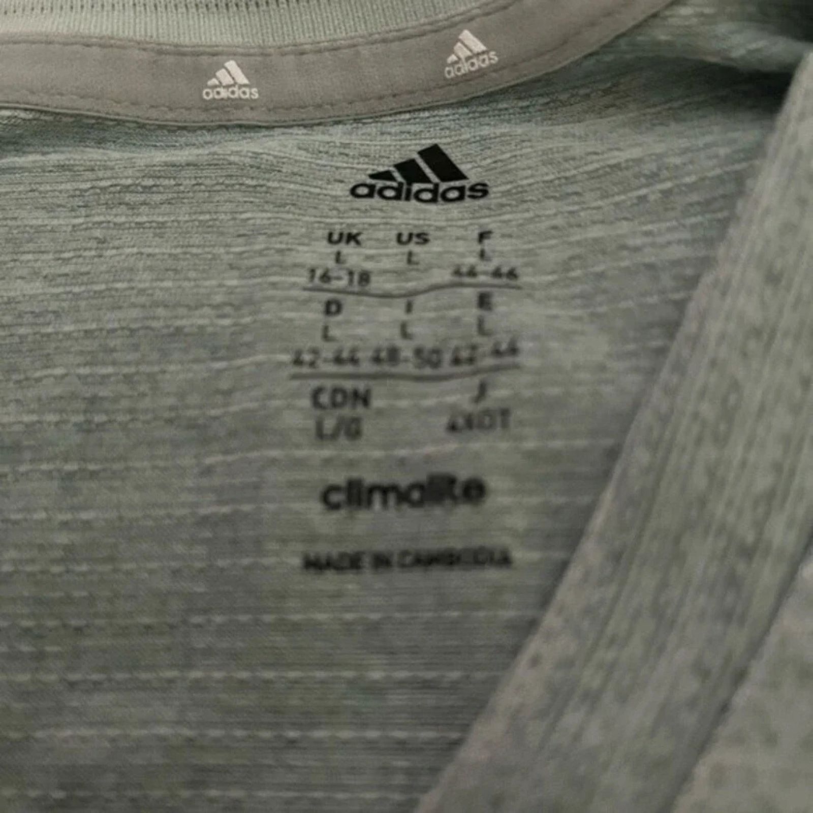 Adidas Adidas climalite short sleeve tee, size Large, NWT Size L / US 10 / IT 46 - 3 Thumbnail