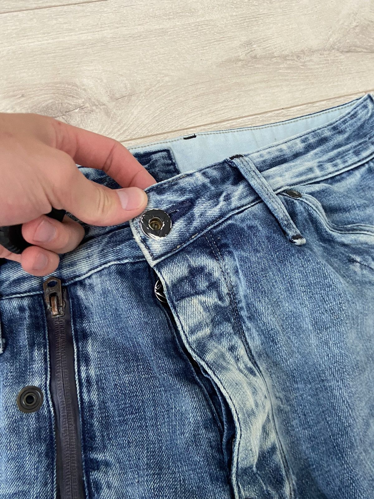 G-Star × Vintage G Star Raw Cargo Pants Denim Jeans Y2K style Size US 33 - 11 Thumbnail