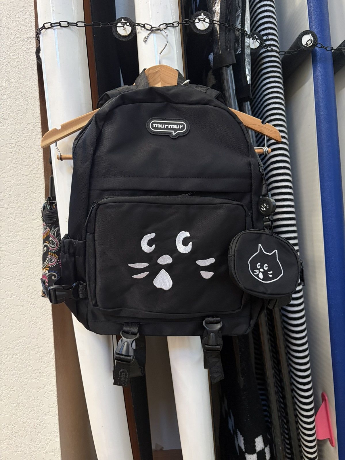 Ne-Net Ne-Net - Mur Mur Cat Multi Pocket Back Pack Bag Size ONE SIZE - 1 Thumbnail