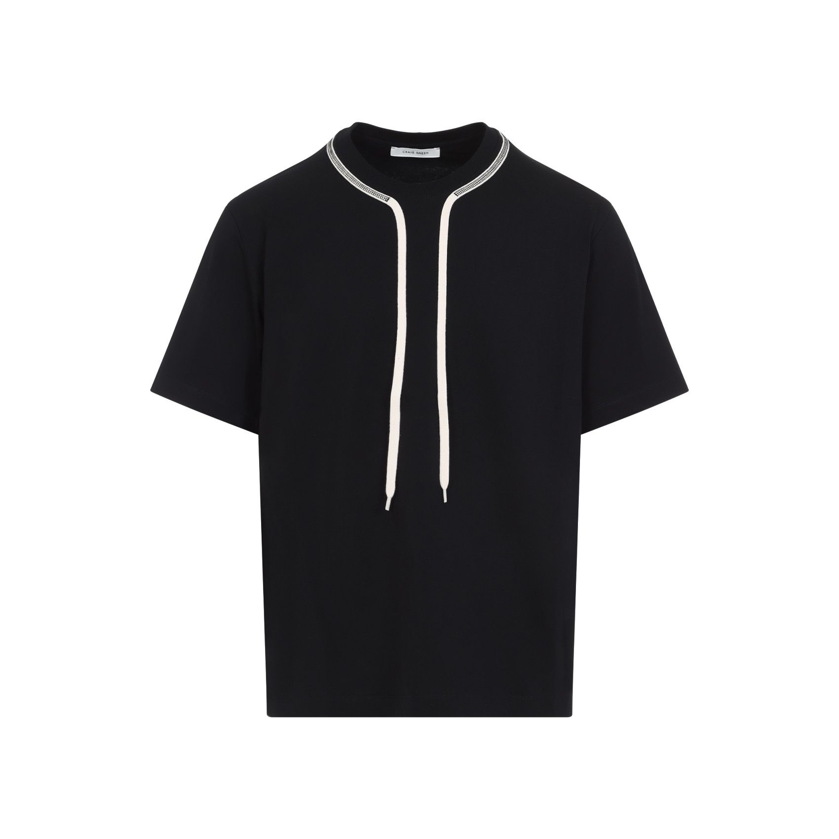 Tシャツ・カットソー CRAIG GREEN Men Polo Shirts CGSS25CJETSS21 BLACK CREAM Craig Green CRAIG GREEN Men T-Shirts CGSS25CJETSS21 BLACK