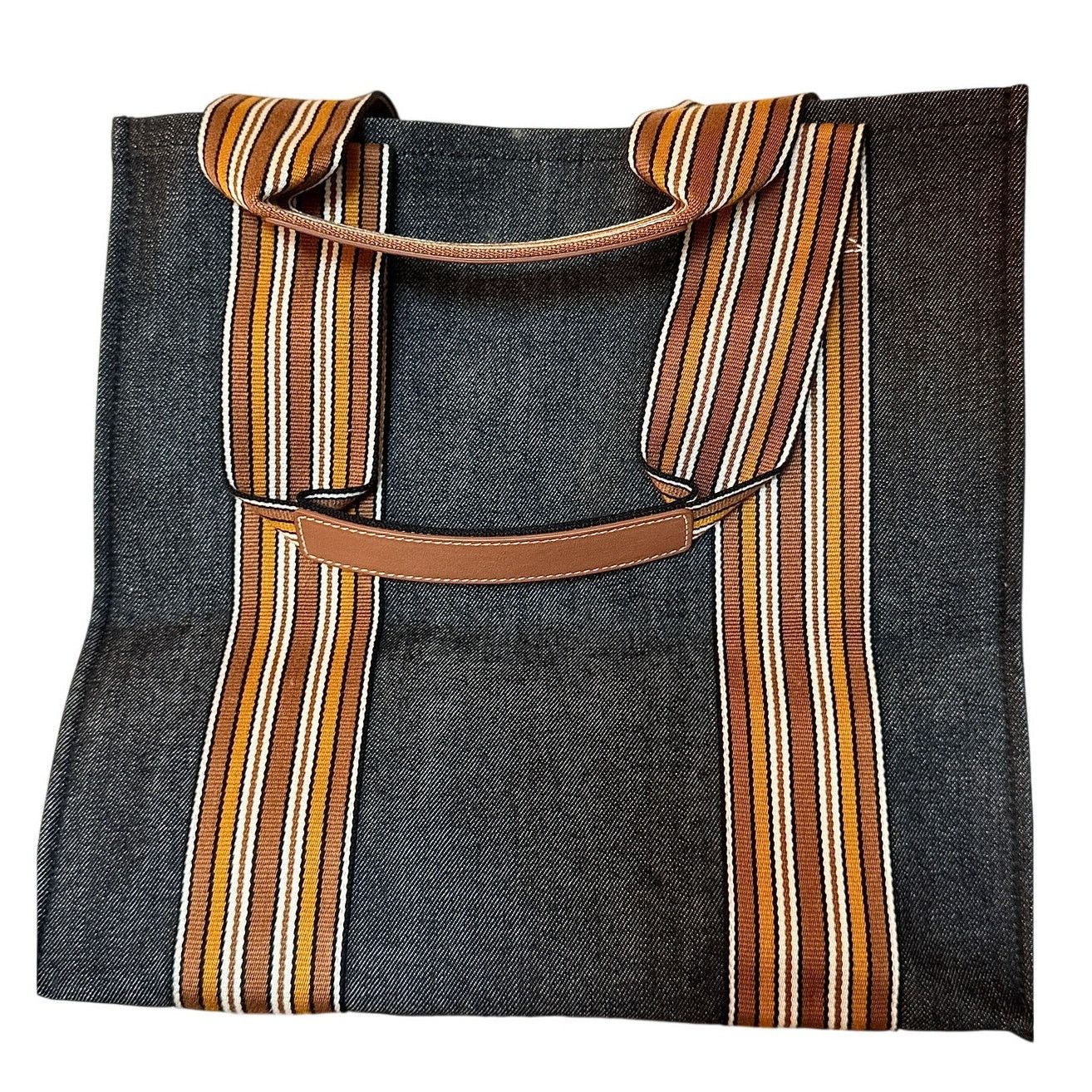Loro Piana Loro Piana NWT Denim The Suitcase Stripe Small Cube Size ONE SIZE - 3 Thumbnail
